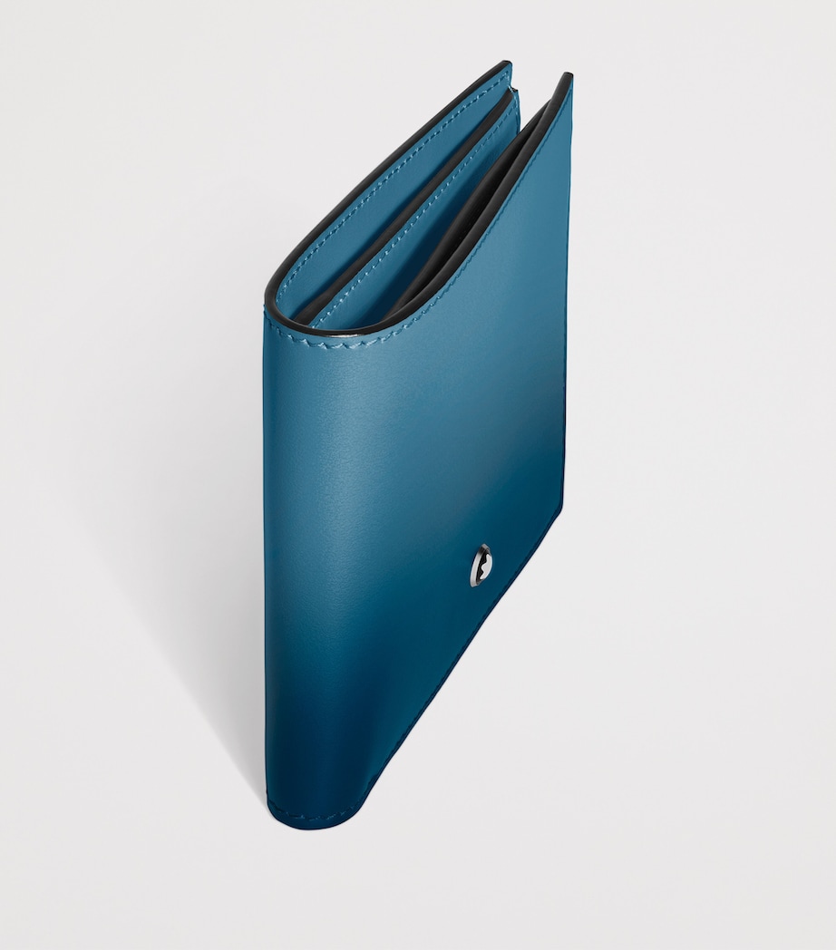 Leather Meisterstück Wallet SMOKEY BLUE Image 3