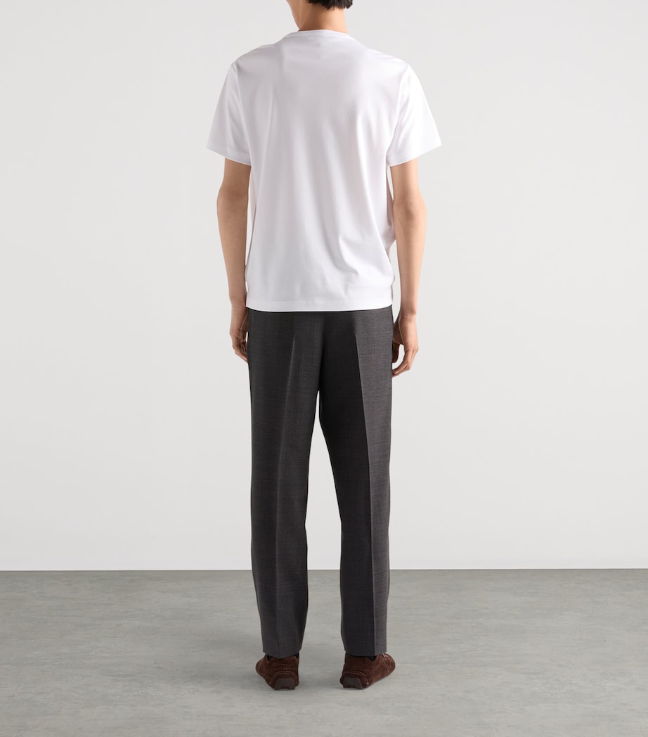 Cotton Logo T-Shirt F0009 Image 5