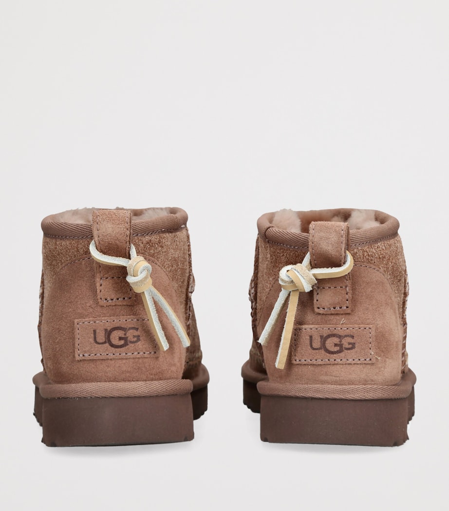 Suede Ultra Mini Boots MID BROWN Image 2