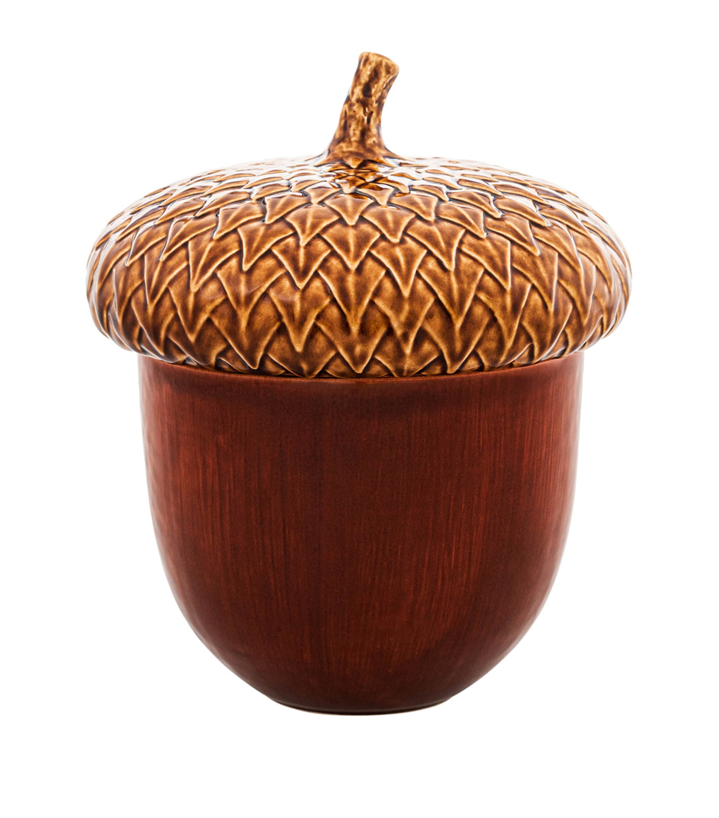 Bordallo Pinheiro Acorn Box In Brown