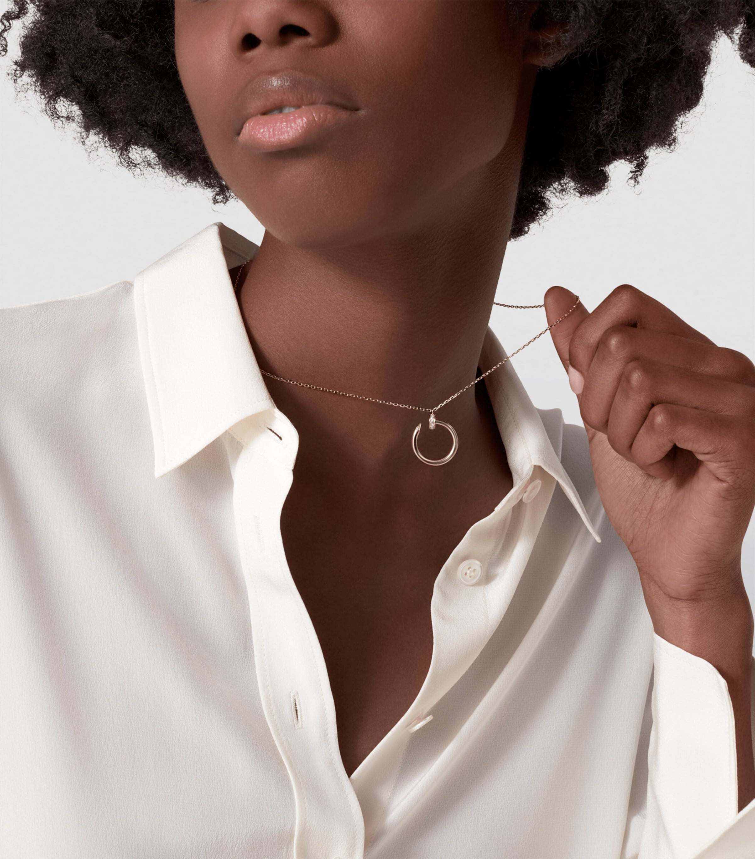 Yellow Gold and Diamond Juste un Clou Necklace YELLOW GOLD Image 7