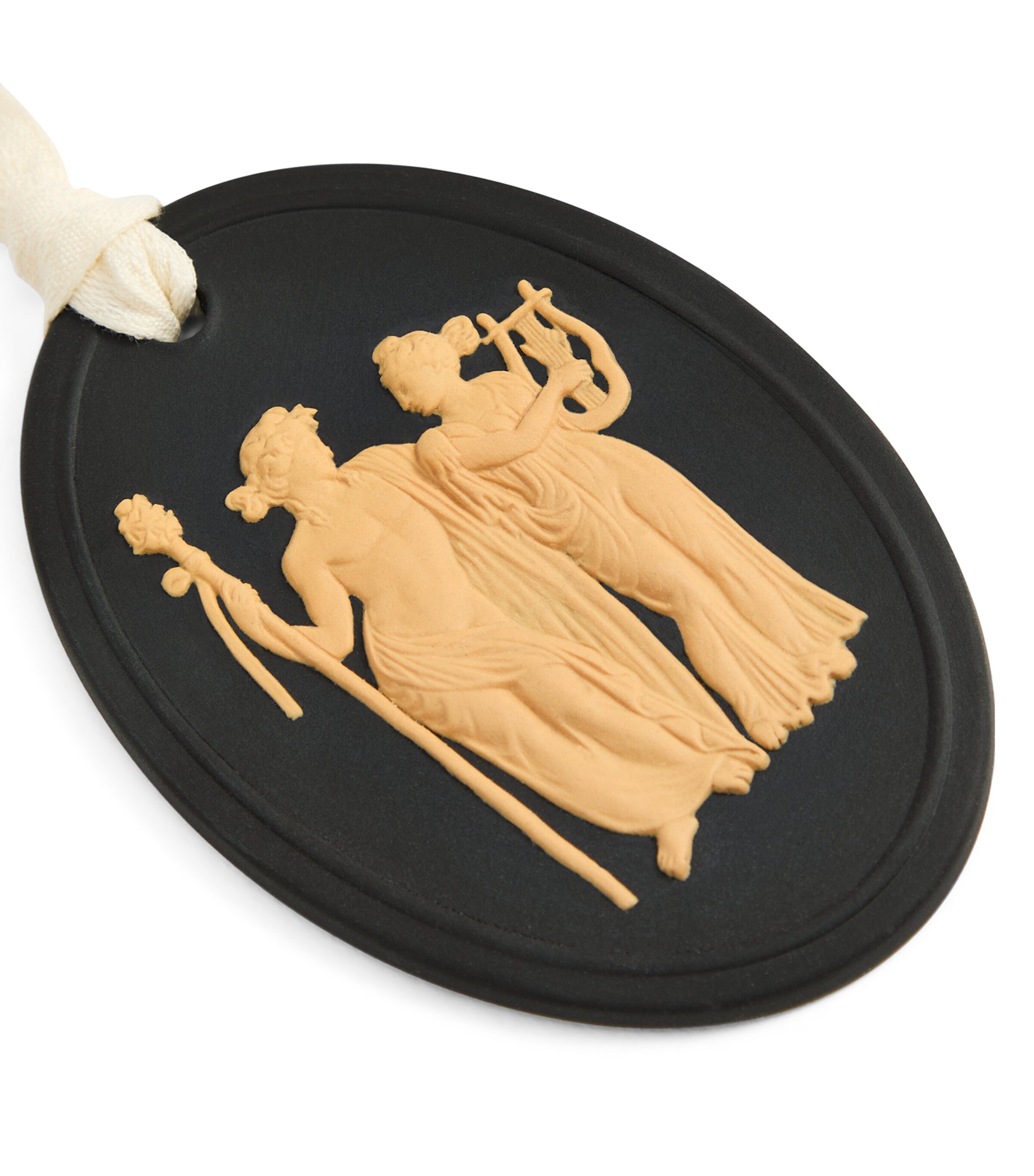 Wedgwood Jasperware Ardant Tree Decoration Black Image 3