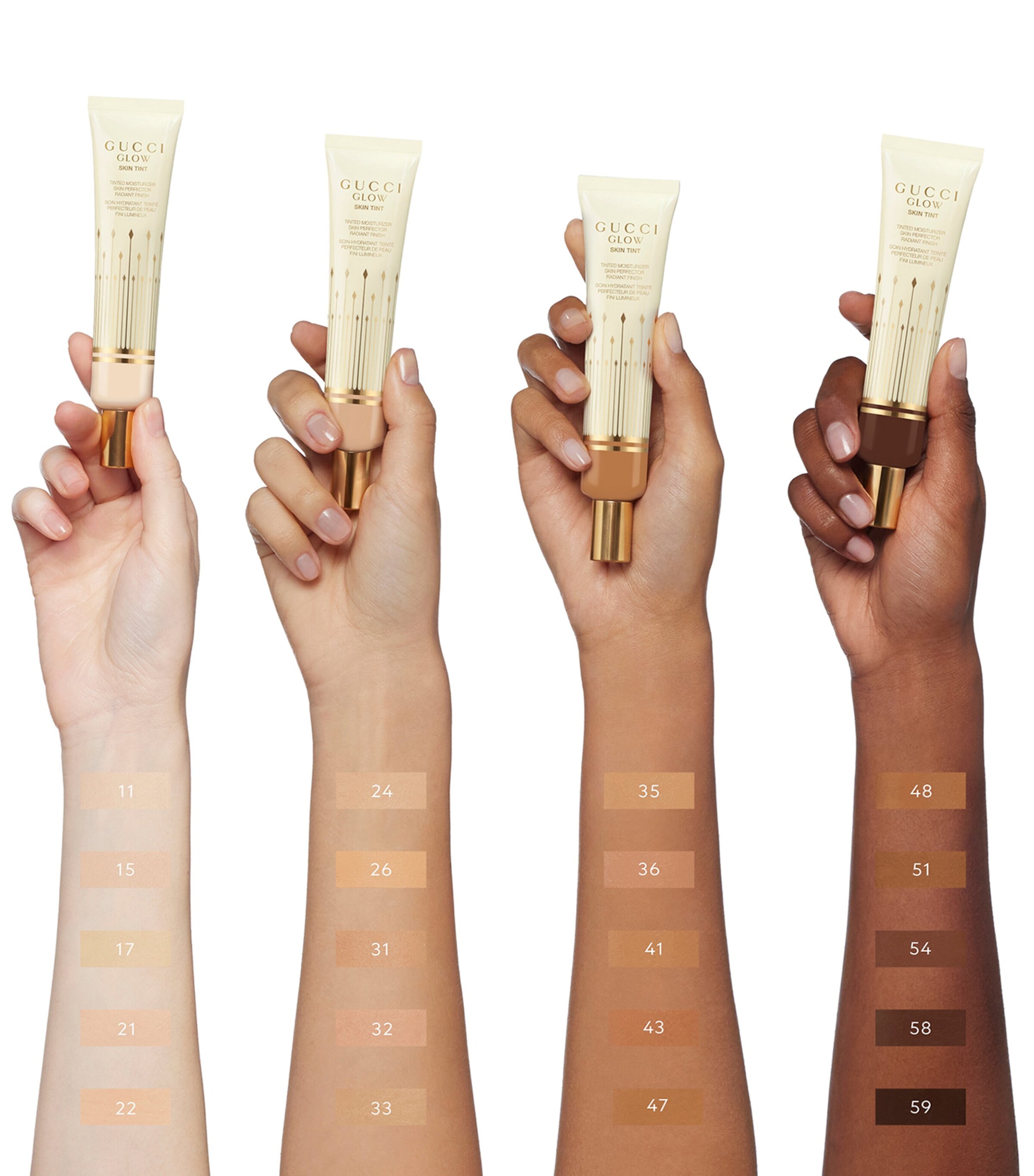 Gucci Glow Skin Tint Moisturiser (40ml) 31 MEDIUM Image 3