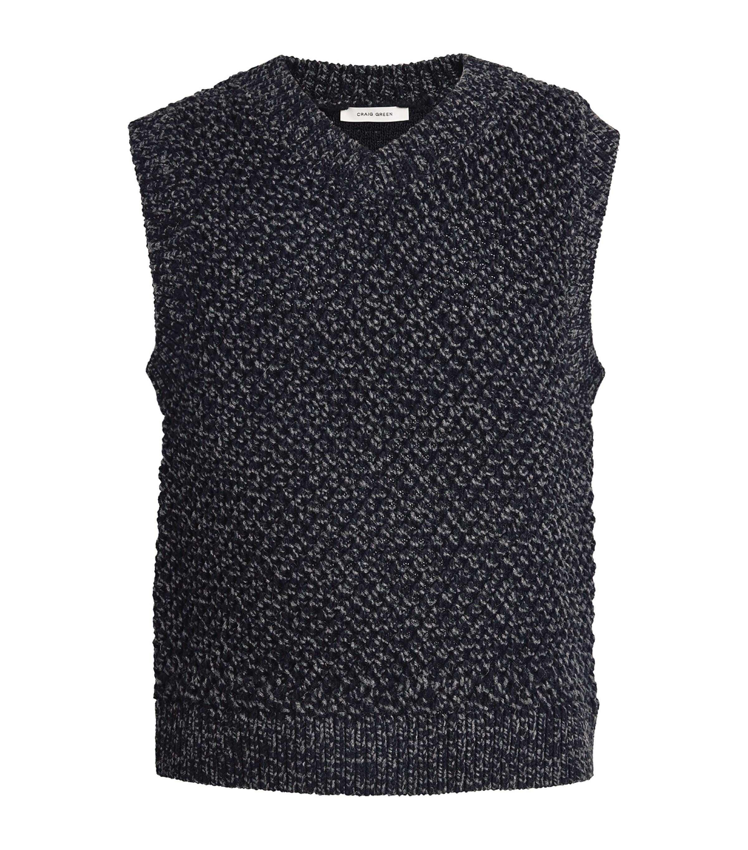 Shop Craig Green Rope Sweater Vest In Grey