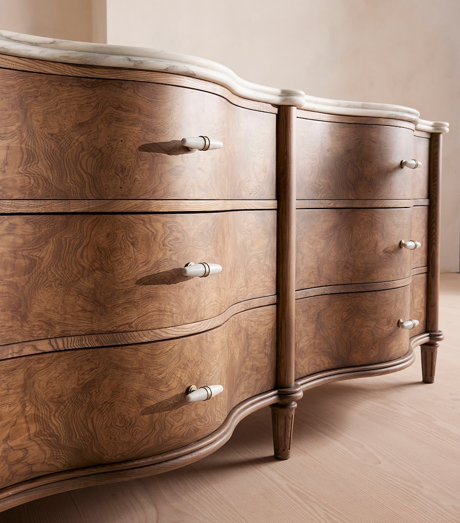 Soho Home Valerie Double Vanity Arabescato Image 6