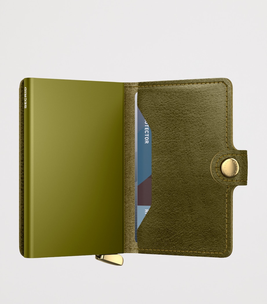 Basco Leather Miniwallet OLIVE Image 2