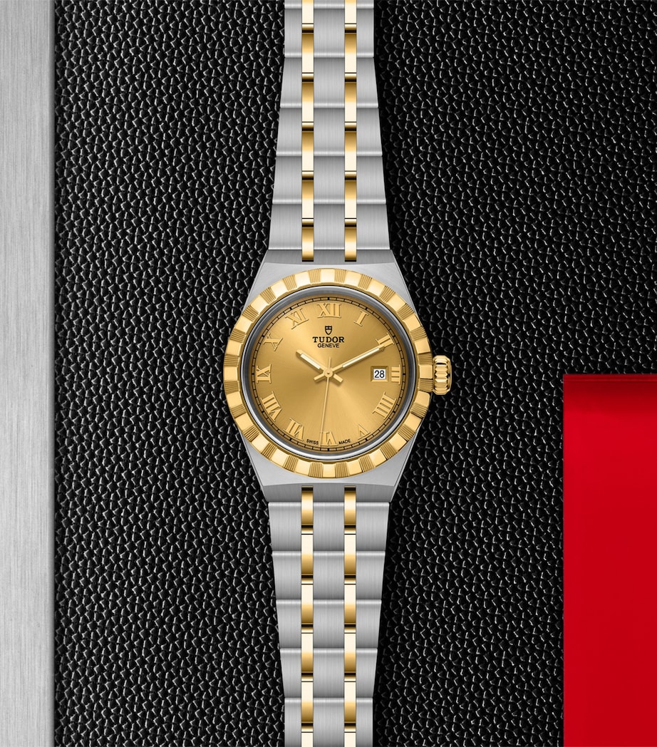 Royal Stainless Steel and Yellow Gold Watch 28mm GOLD Image 5