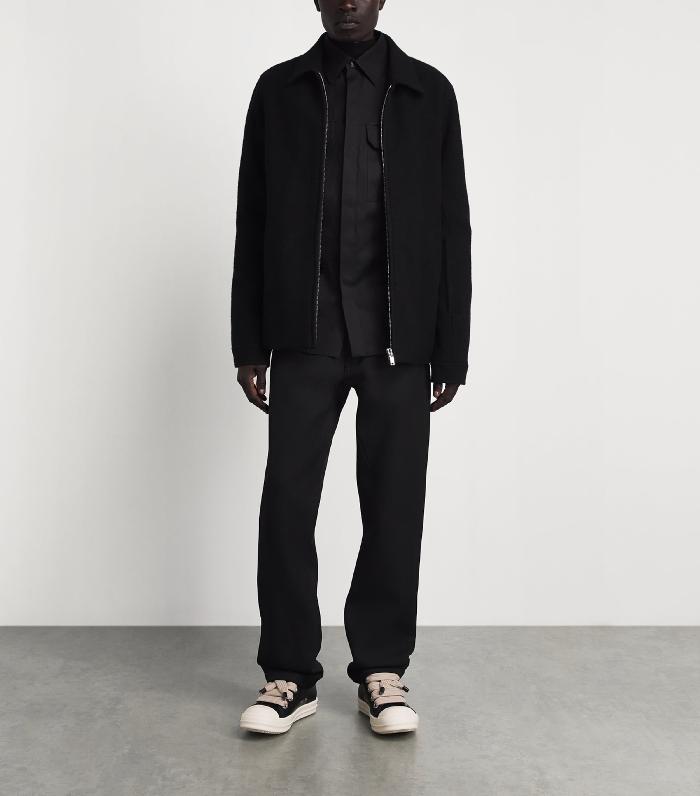 Rick Owens Mens Kurdt Slim Jeans Black Image 2