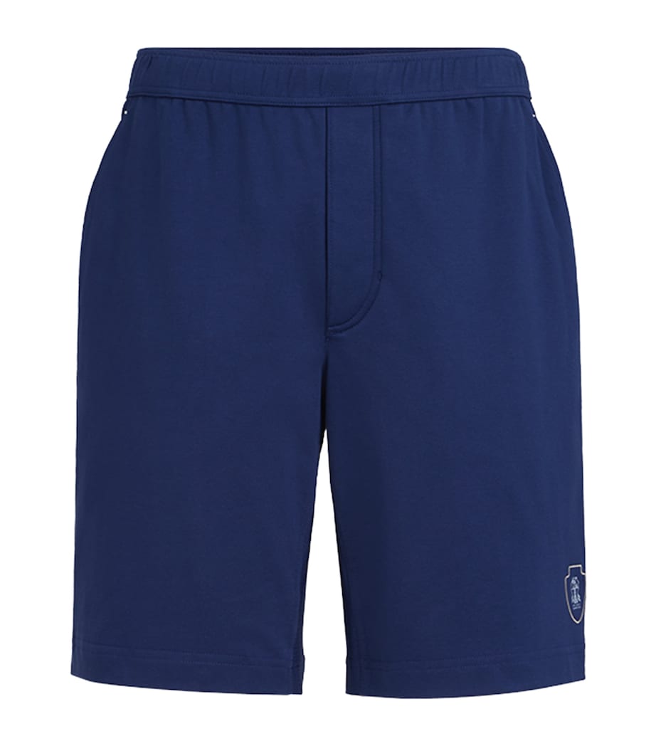 Brunello Cucinelli Mens Cotton Crest Shorts Image 1