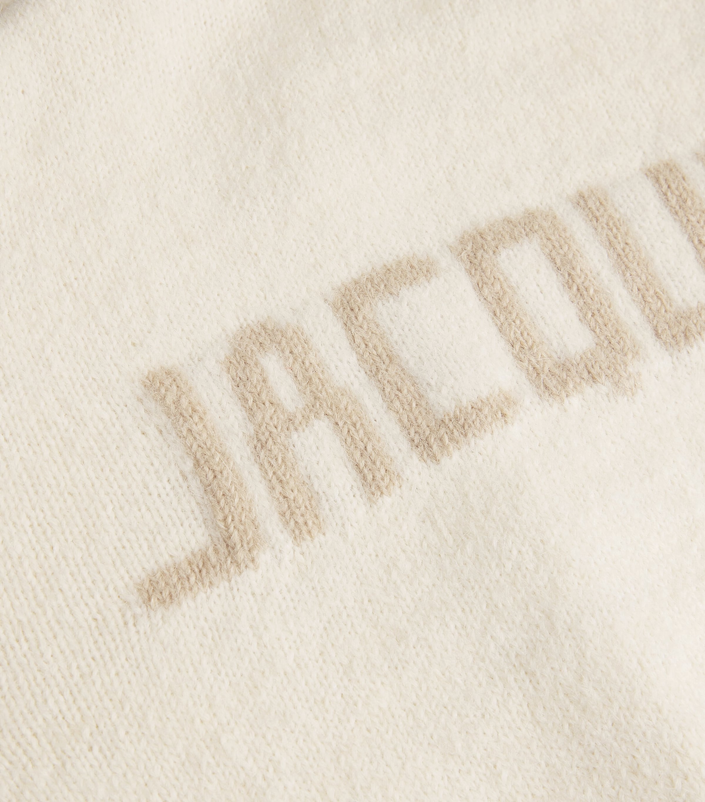 Alpaca Wool-Blend Logo Sweater LIGHT BEIGE 130 Image 5