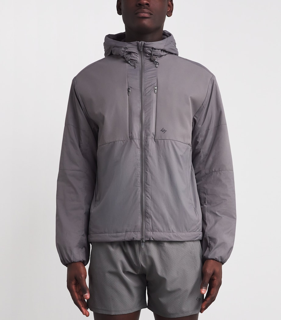 Panelled Insulated Jacket STEEL Image 3