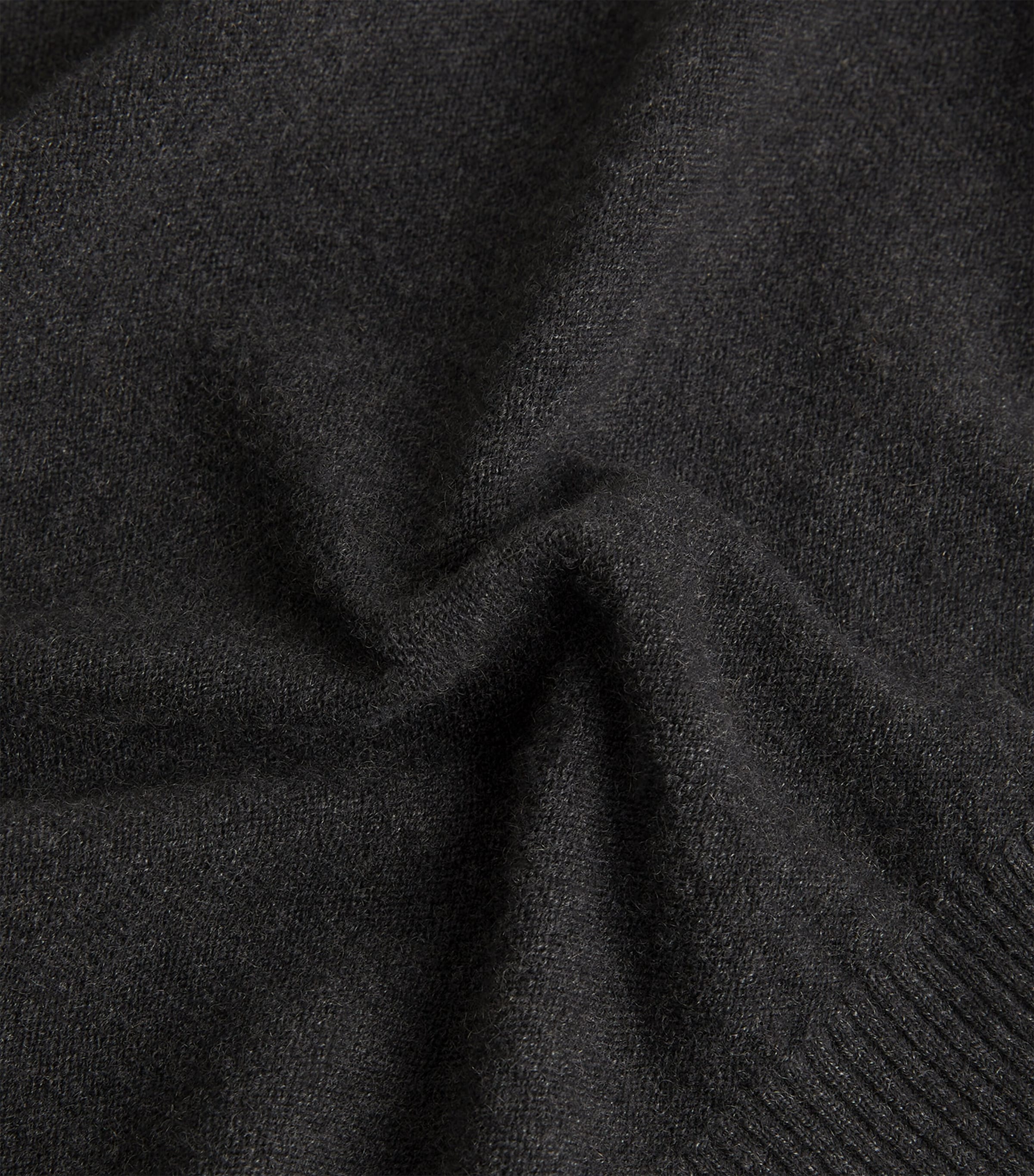 Cashmere 4-Bar Rollneck Sweater DARK GREY Image 5