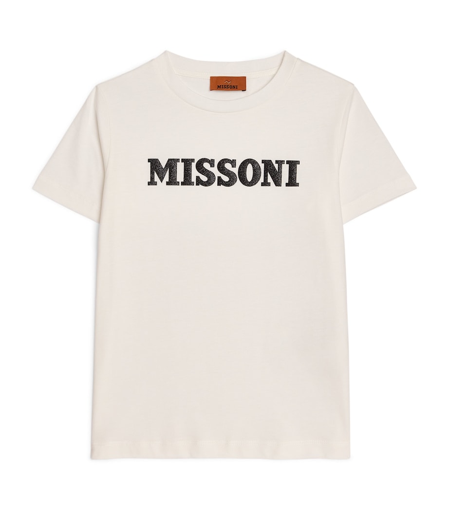 Logo T-Shirt (4-14 Years) 101NEIVORY/BLACK Image 1