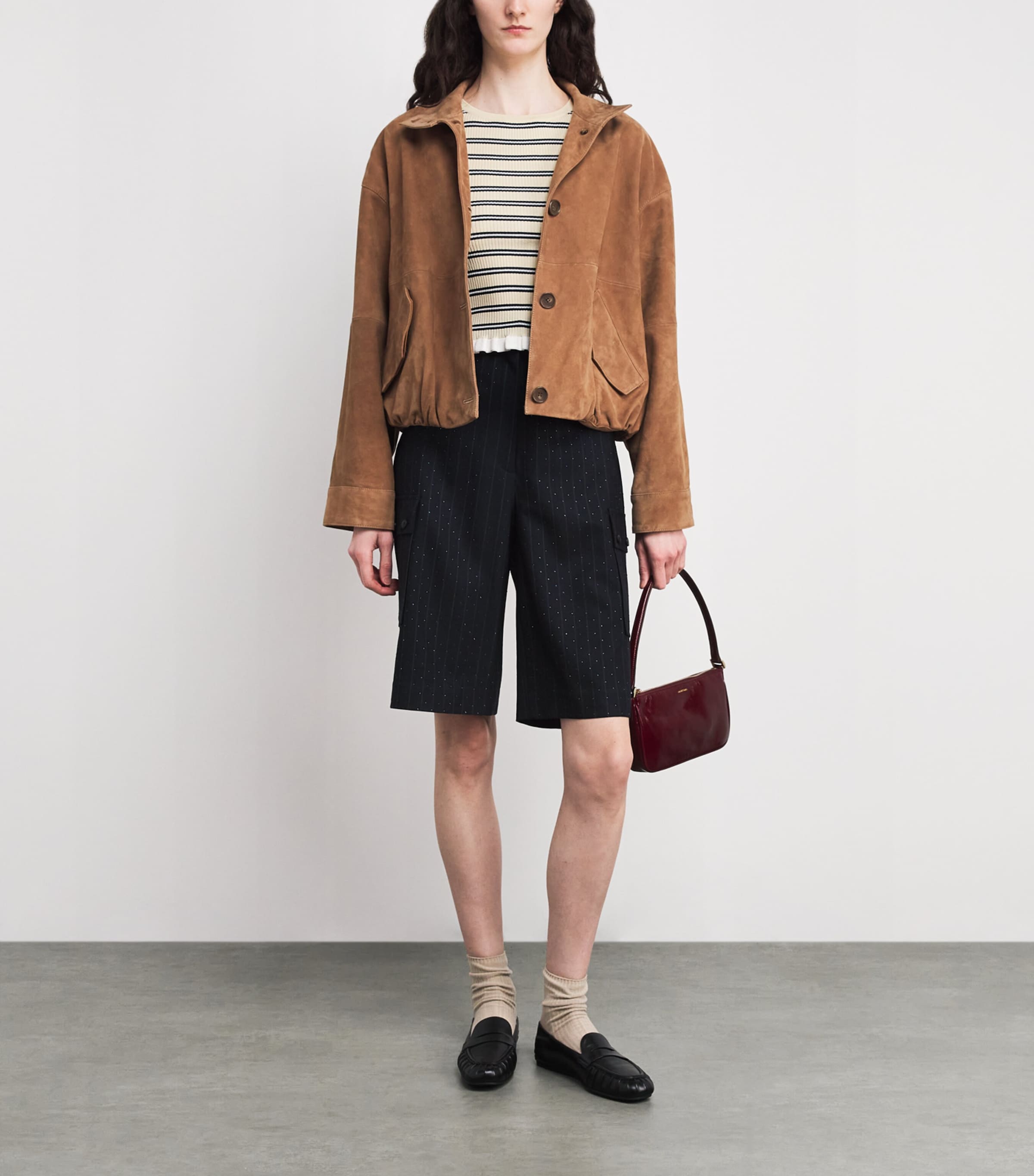 Ribbed Stripe Top MULTICOLORED Image 2