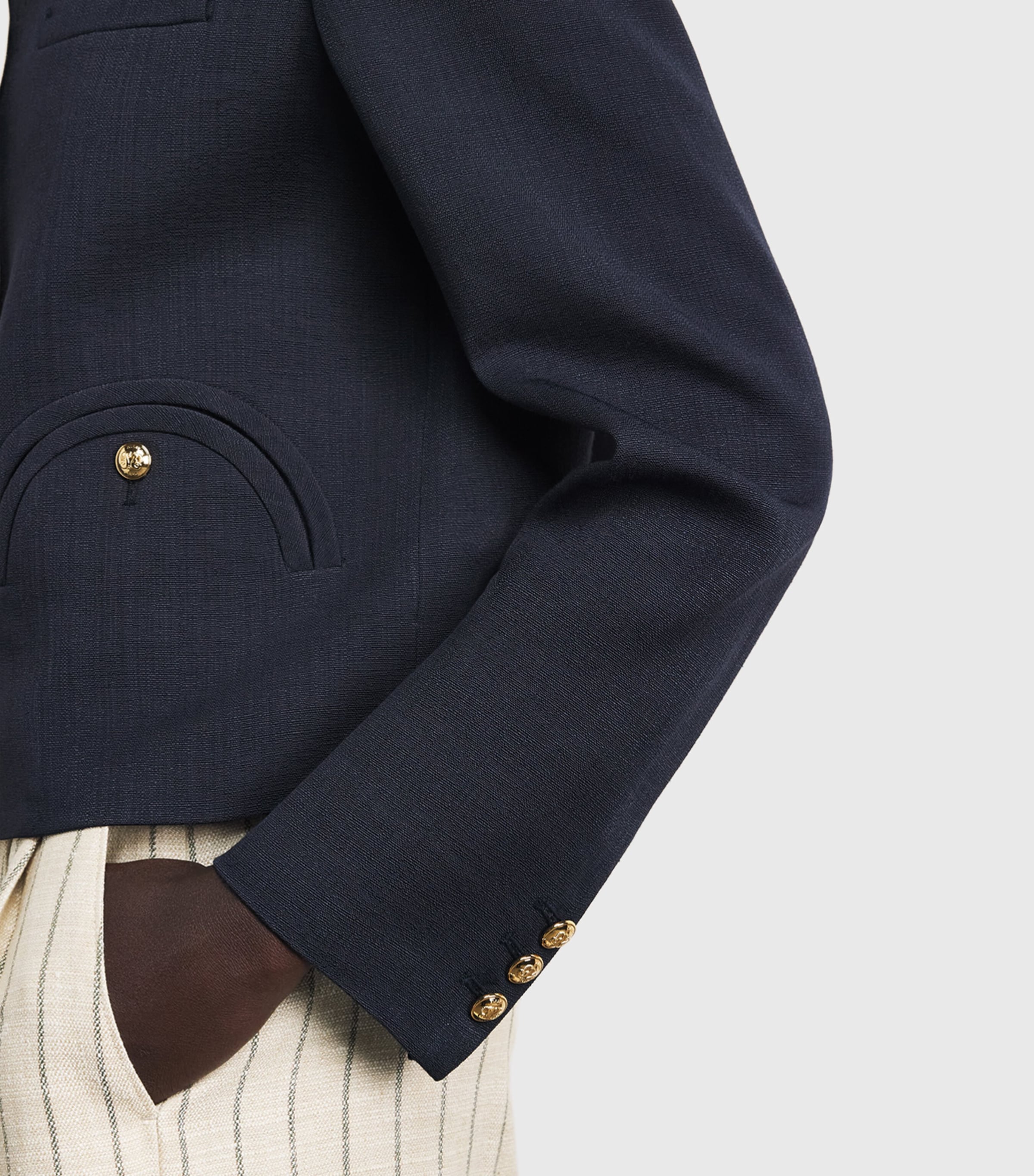 Blazé Milano Womens Genesis Shamo Bolero Jacket Nuit Image 3