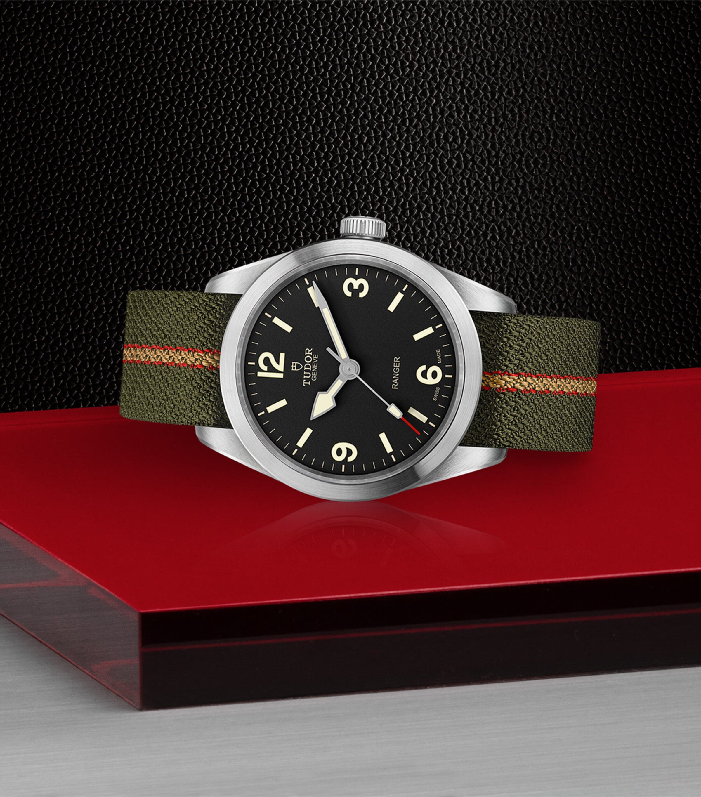 TUDOR Ranger Stainless Steel Watch 39mm Black Image 4