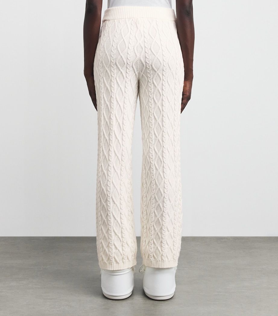 Cable-Knit Snow Bunny Trousers IVORY Image 4