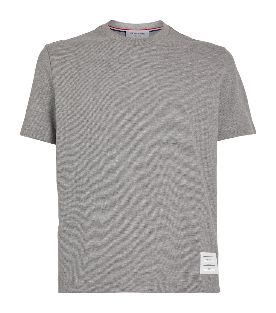 4-Bar Panel T-Shirt LT GREY Image 1