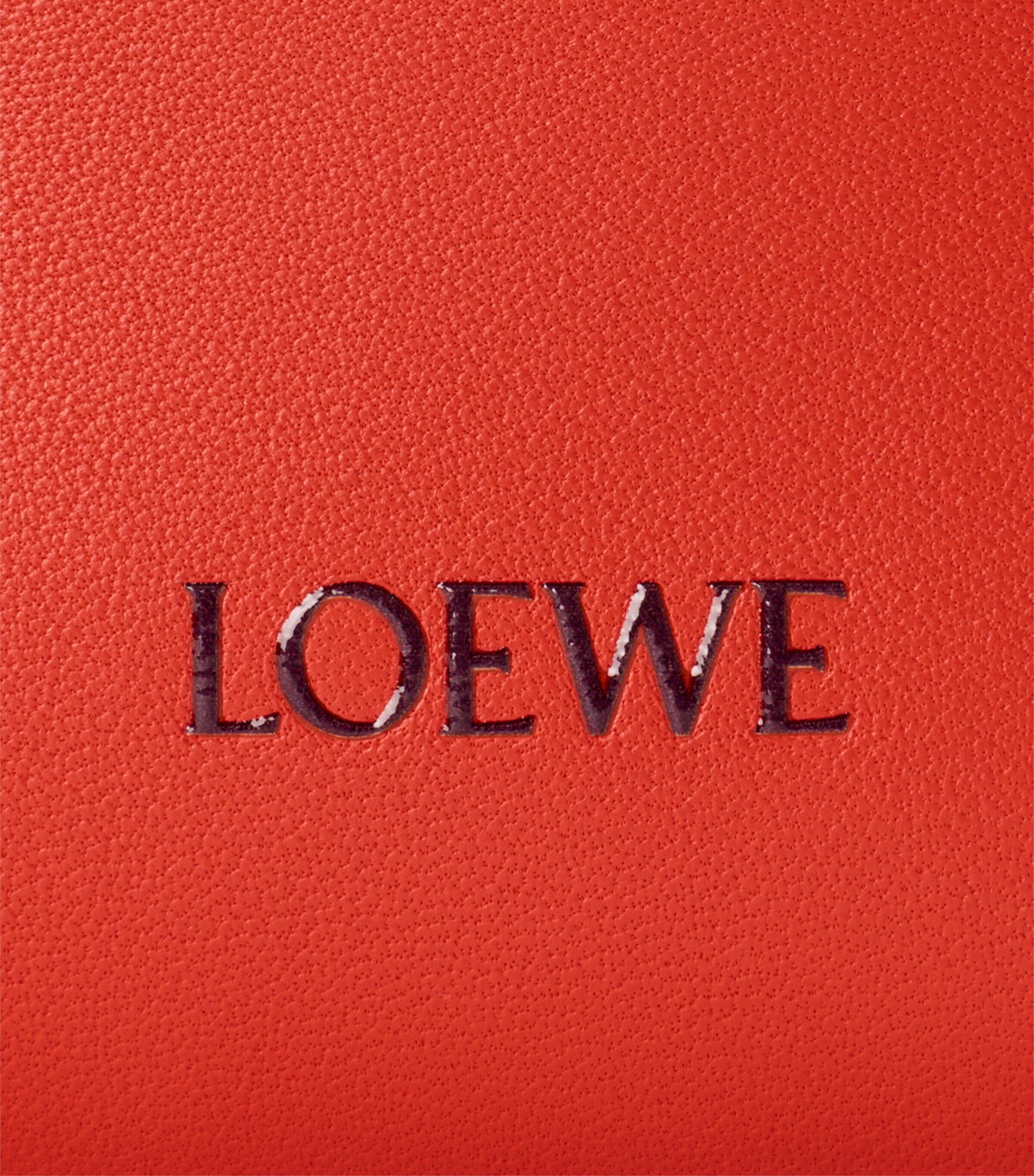 LOEWE Lambskin Cala Top-Handle Bag Sunrise Orange/pink Image 7
