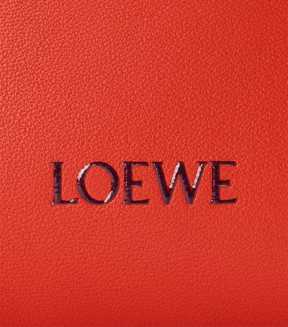 LOEWE Lambskin Cala Top-Handle Bag Sunrise Orange/pink Image 7