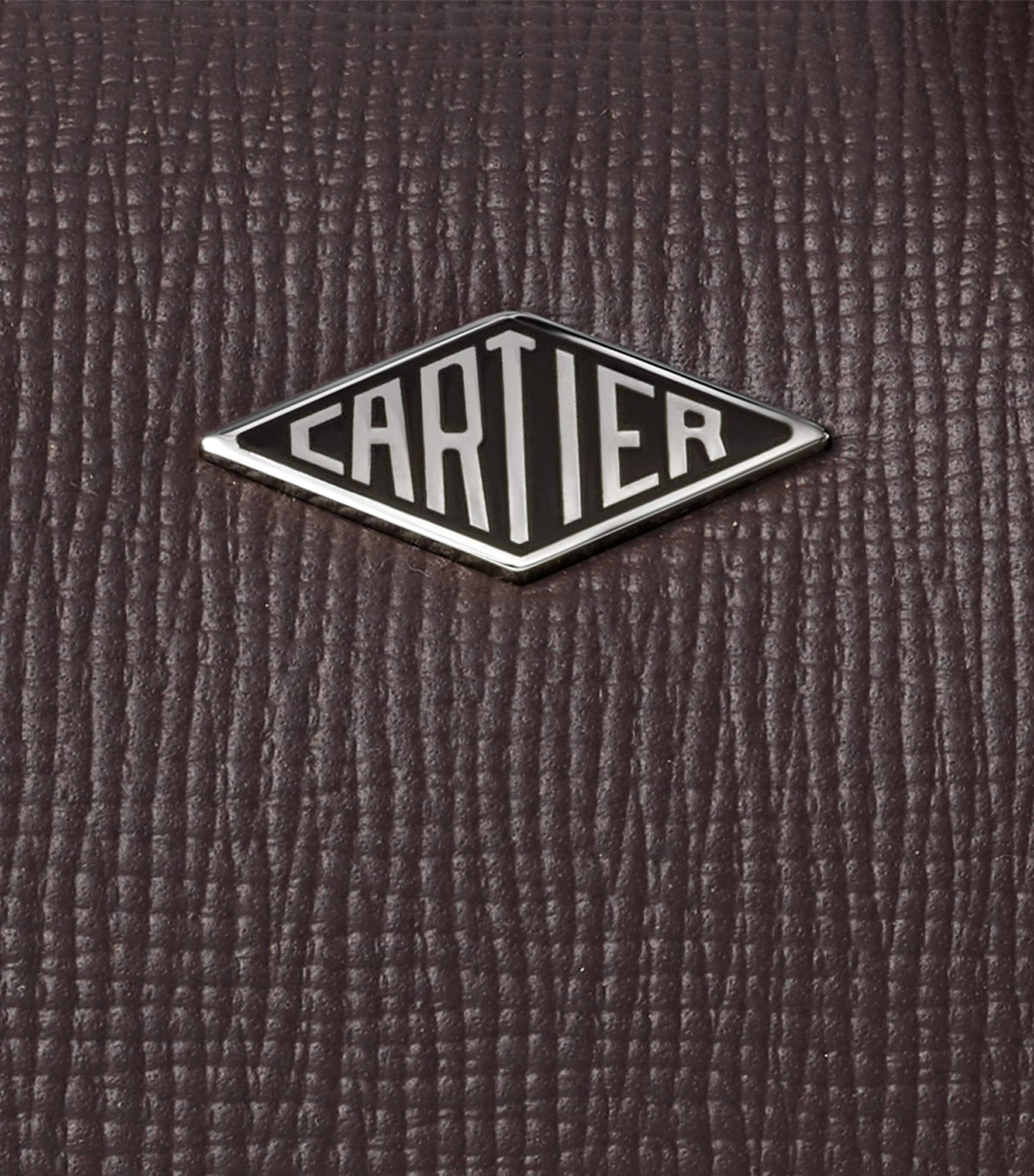 Cartier Leather Losange Cross-Body Bag Brown Image 5
