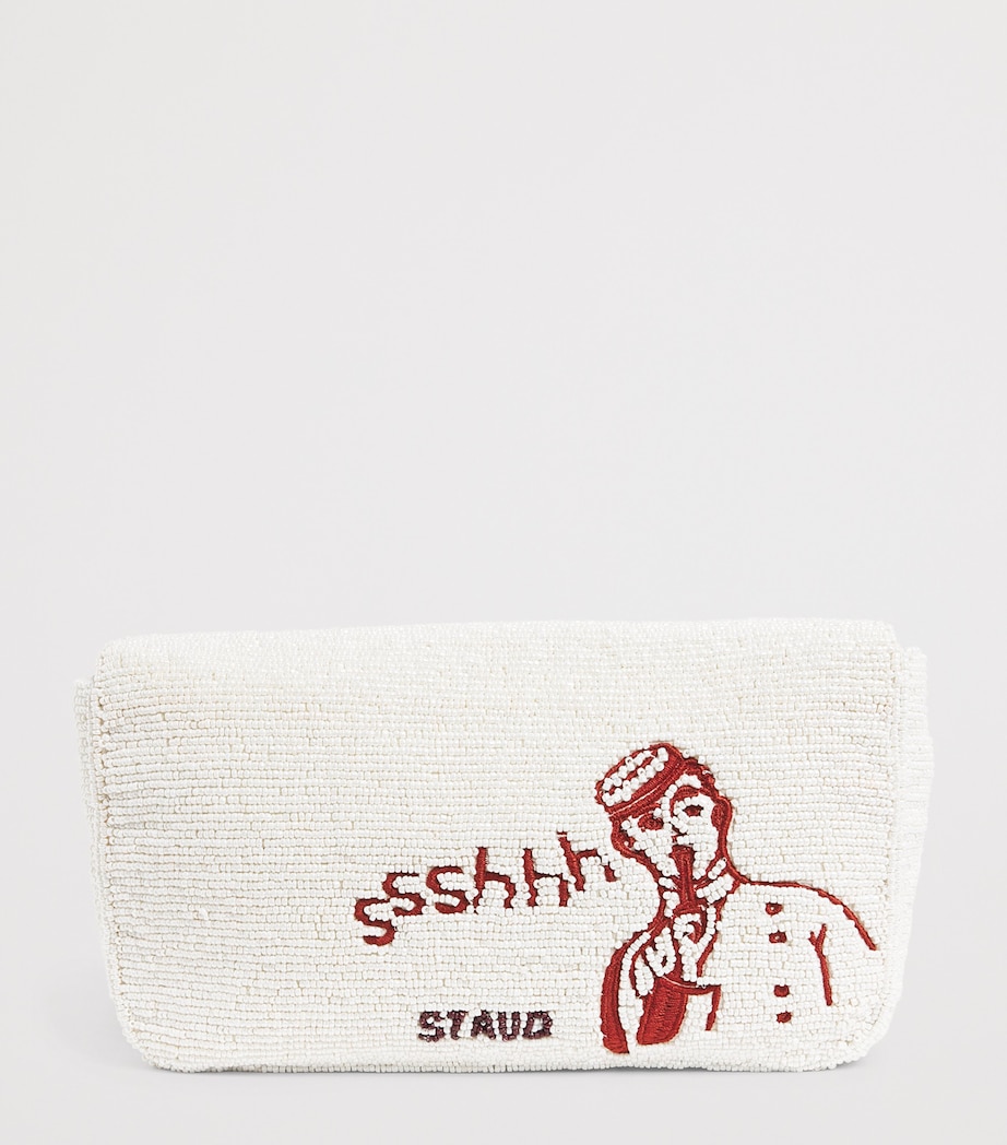 Beaded Timmy Shoulder Bag DND DO NOT DISTURB Image 3