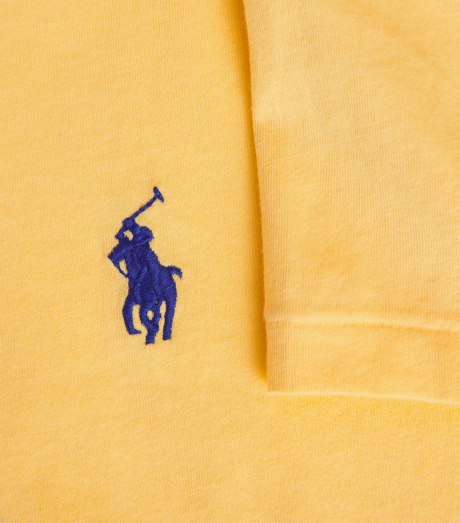 Cotton Polo Pony T-Shirt COLLEGIATE YELLOW Image 5