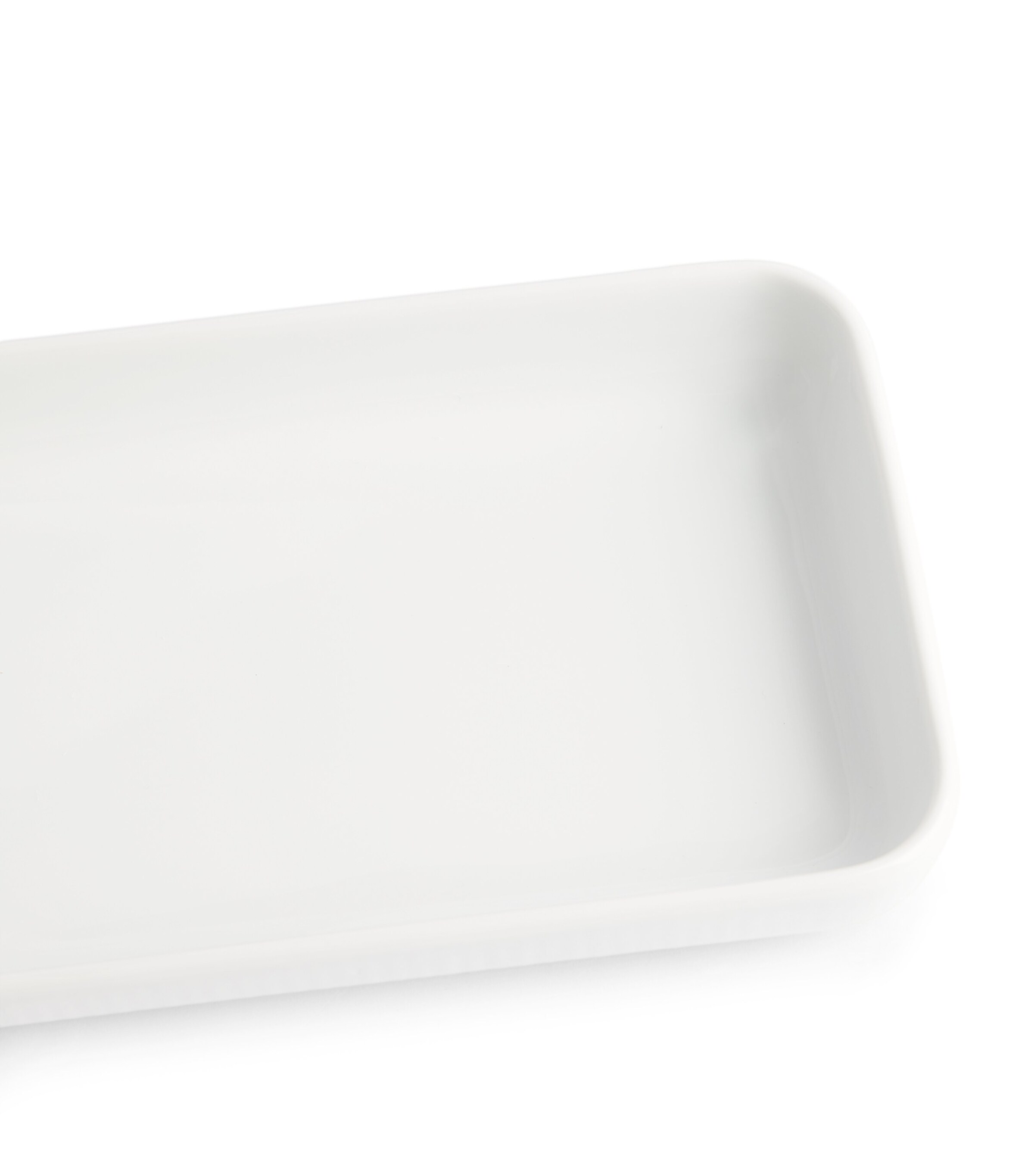 White Fluted Dish (36cm x 12.5cm) WHITE Image 4