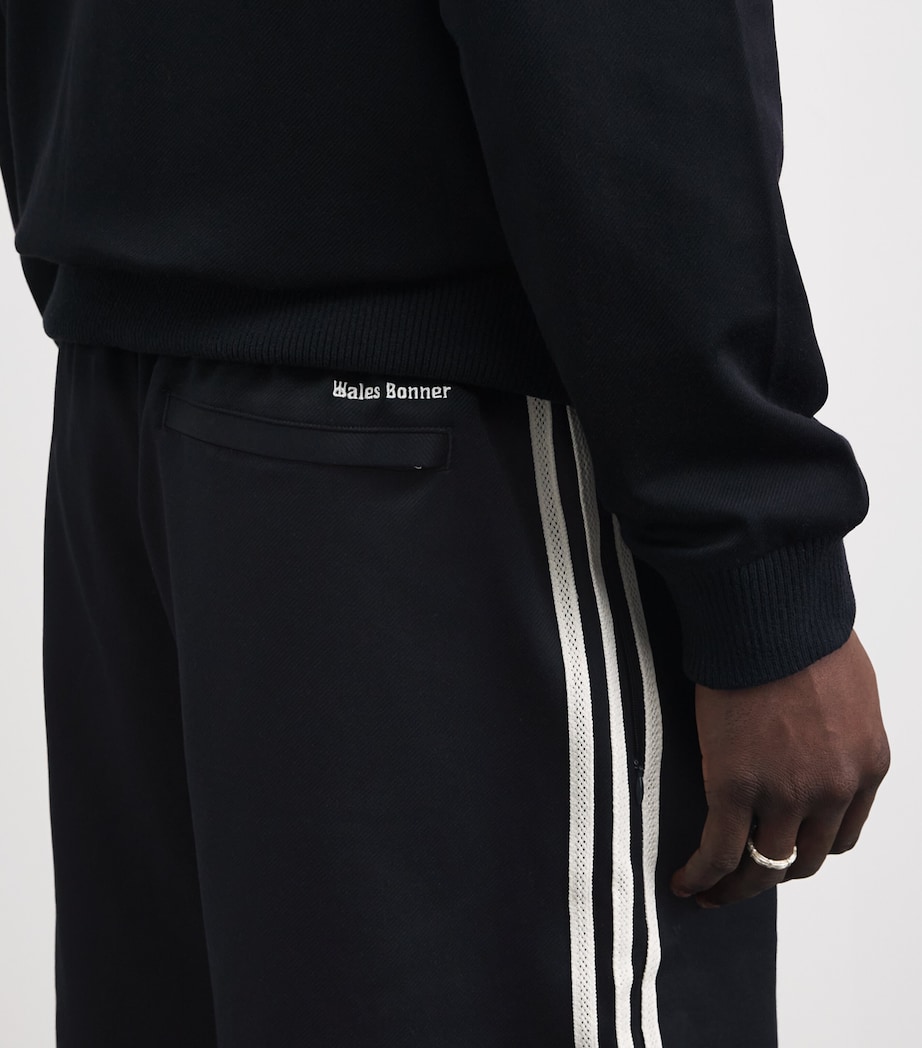 adidas Mens x Wales Bonner Twill Shorts Blue Image 6