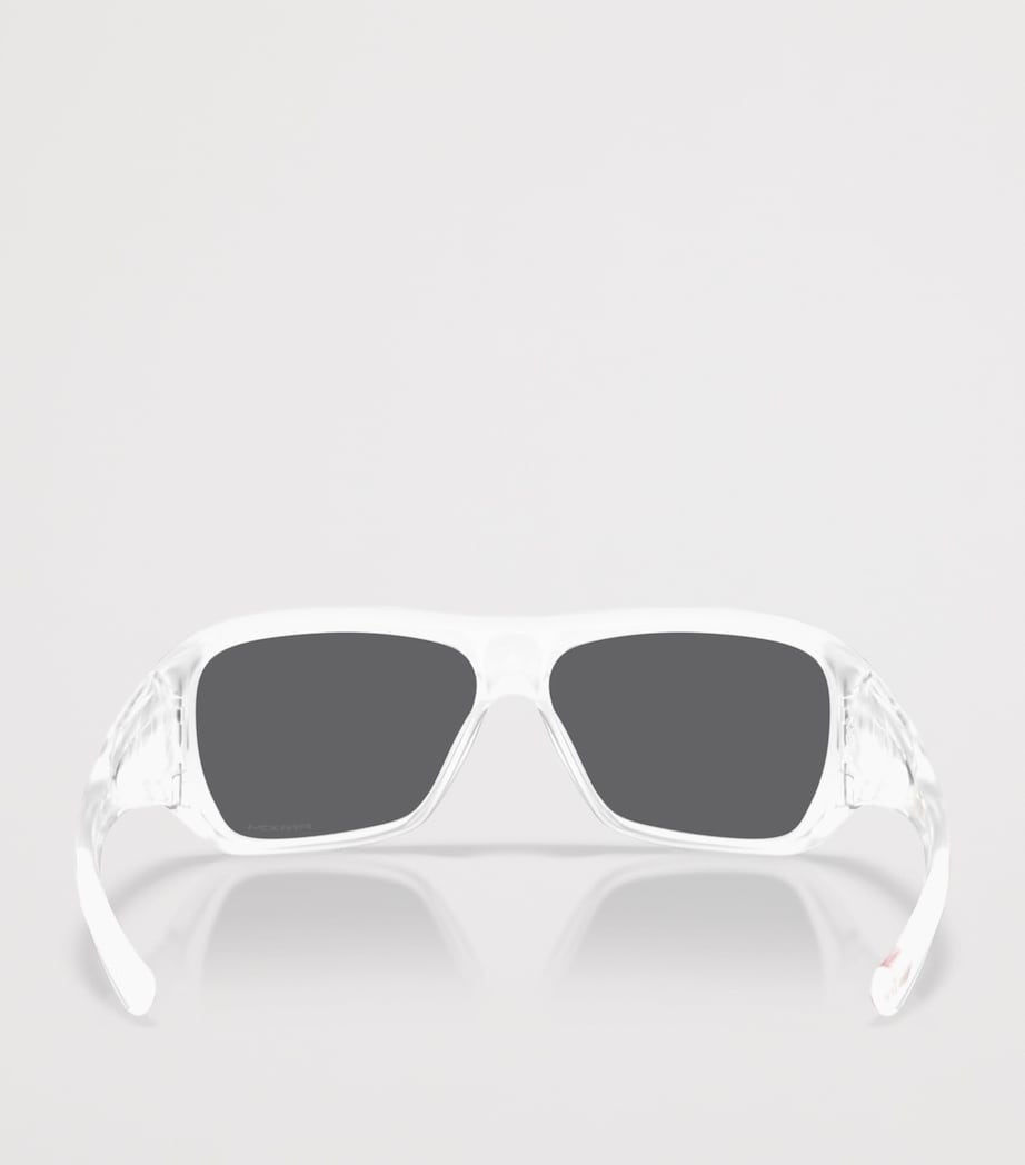 Oakley Chaminade Rectangle Sunglasses Clear Image 4