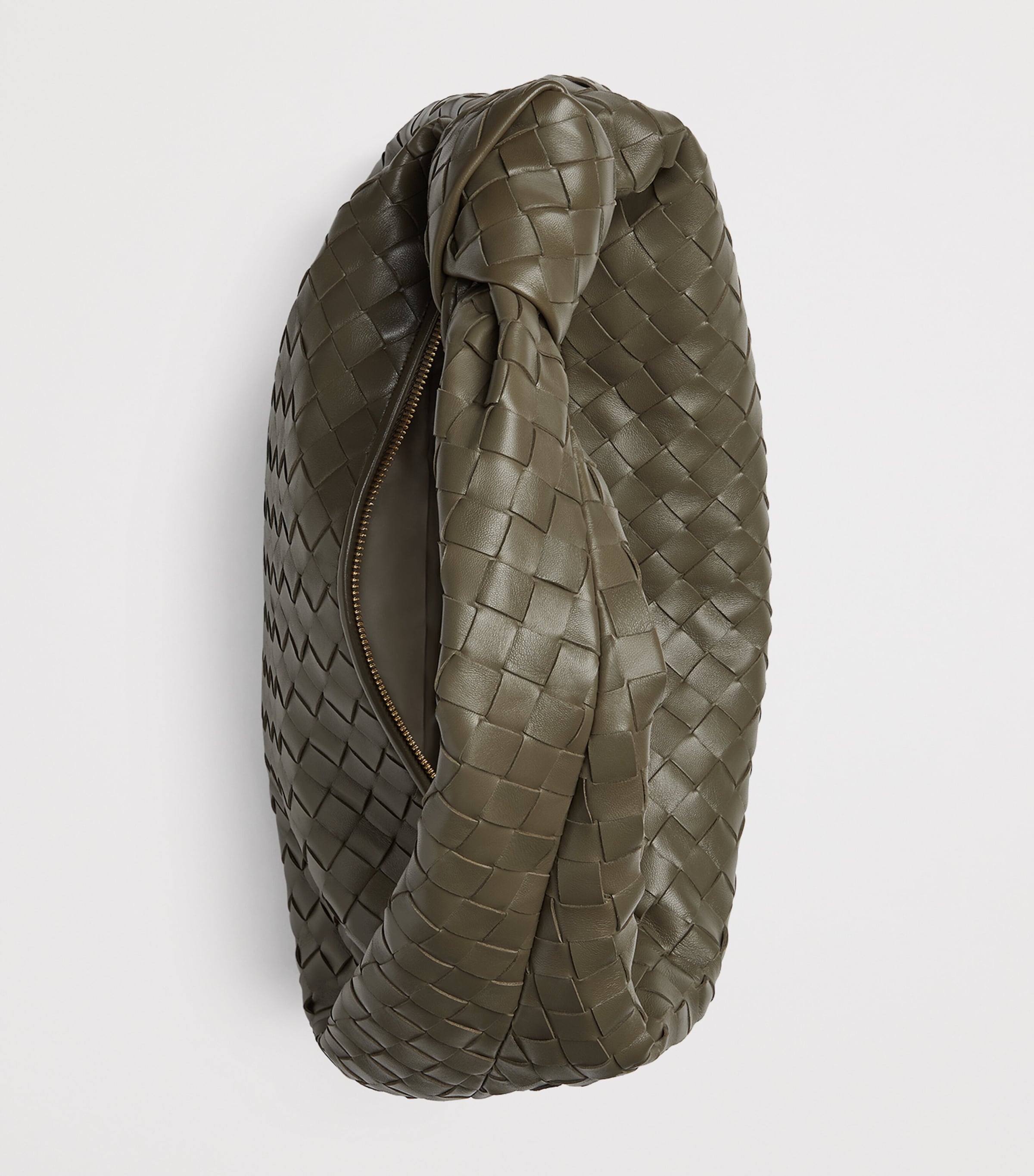 Bottega Veneta Green Leather Jodie Top-Handle Bag | Harrods US