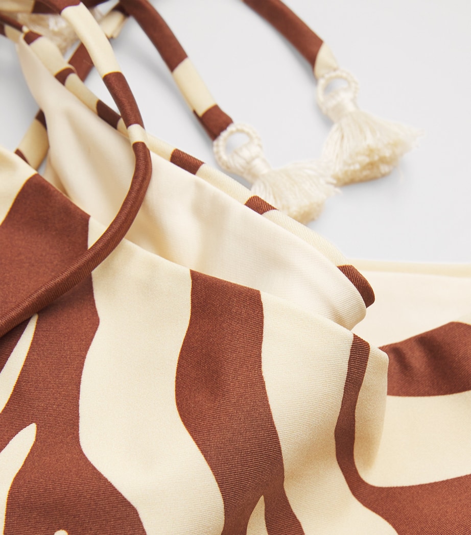 Sagrado Reversible Low-Rise Bikini Bottoms MOCCA/ECRU Image 4