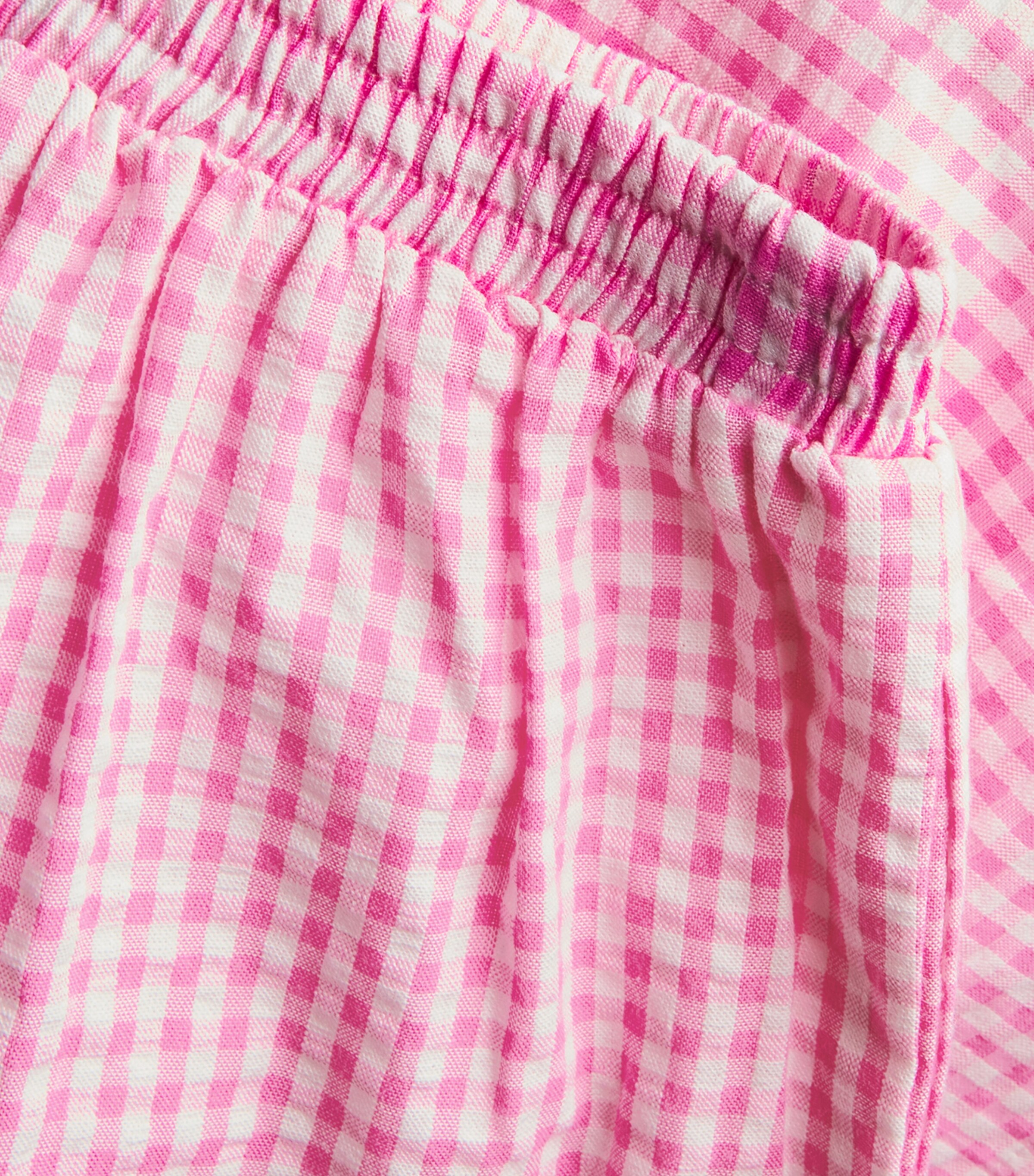Cotton Gingham Elara Shorts (3-16 Years) PINK GINGHAM Image 4