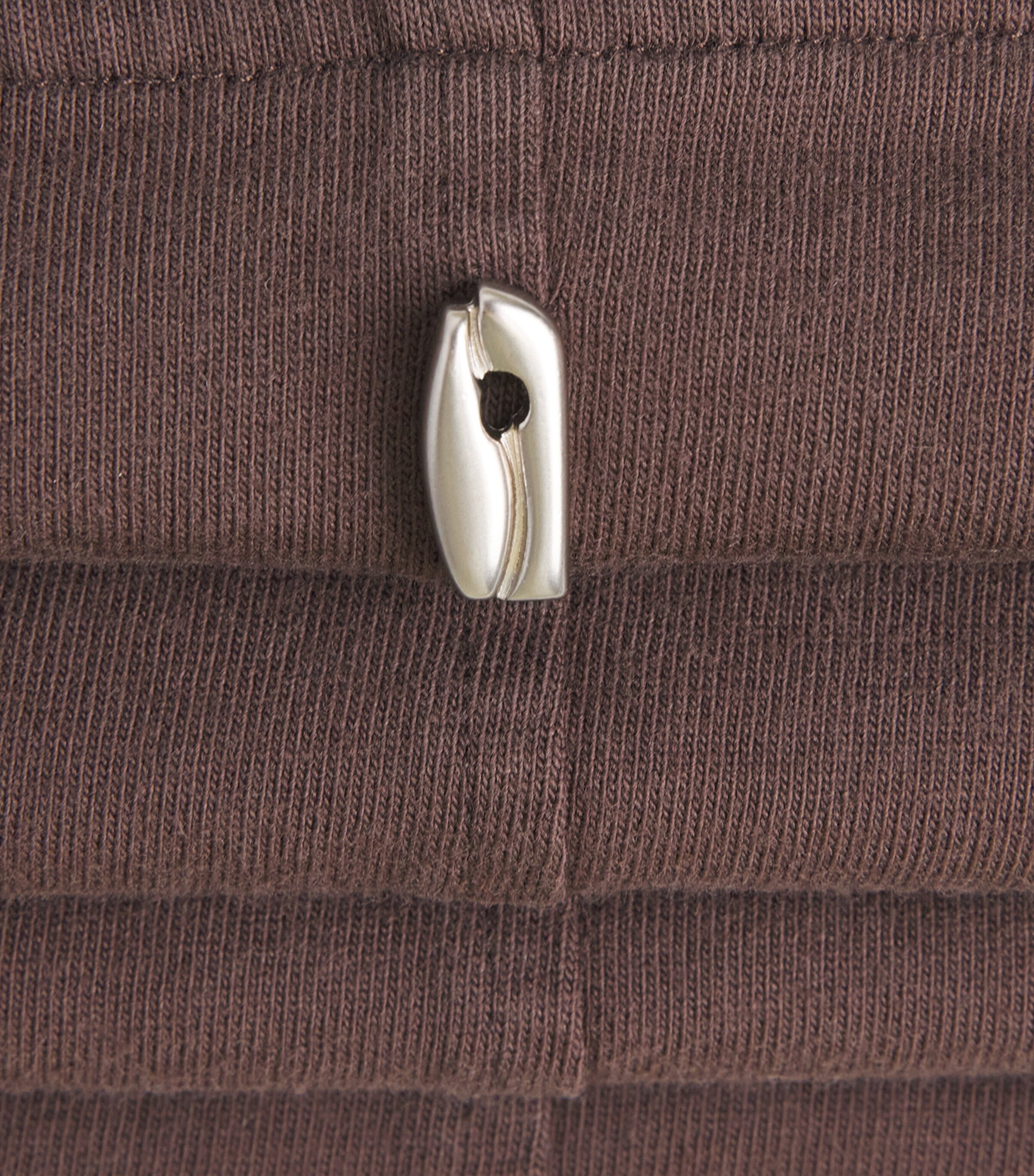 Le 17 Septembre Mens Cotton Boxy Oversized T-Shirt Brown Image 6