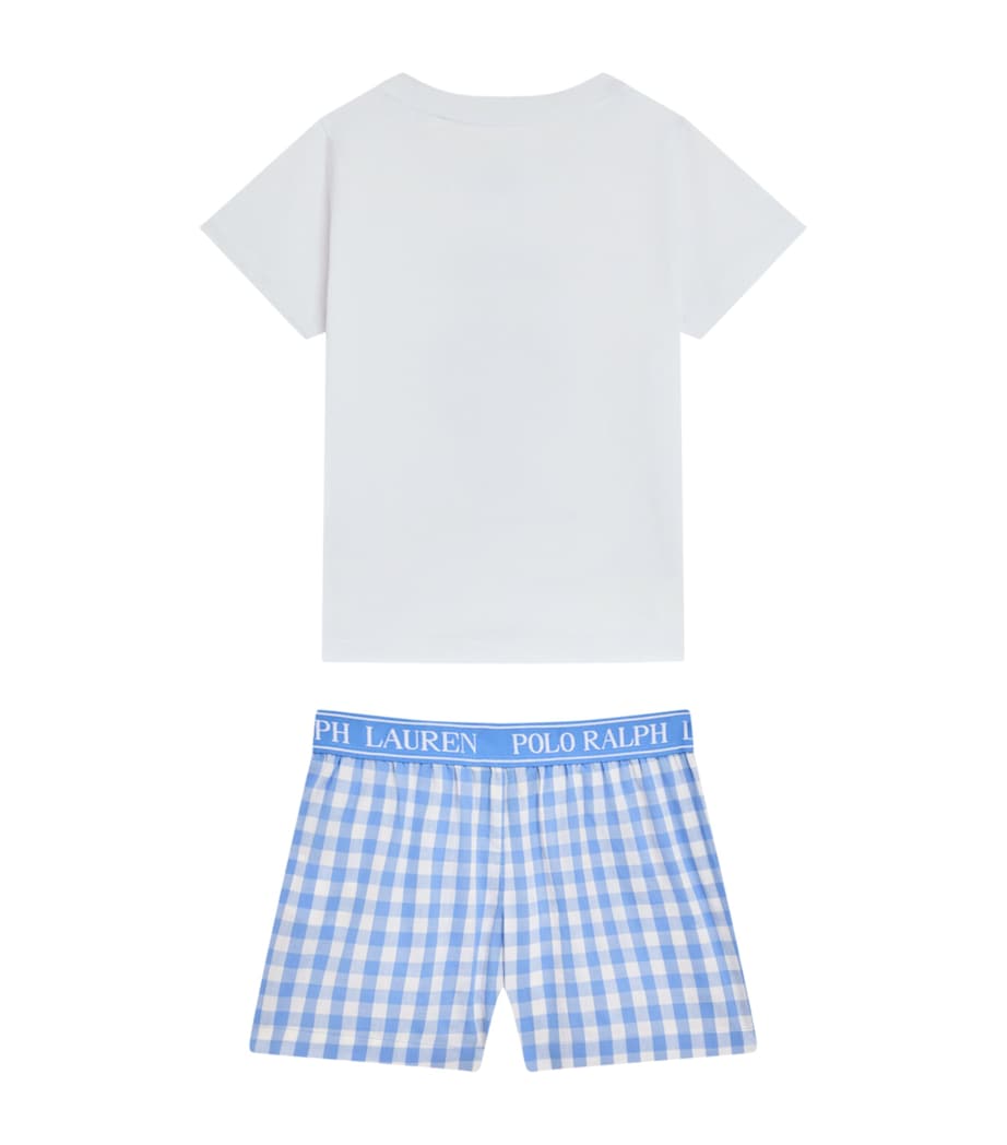 Cotton Polo Bear Pyjama Set (4-6 Years) BCSHARBOR ISLND BLUE Image 3