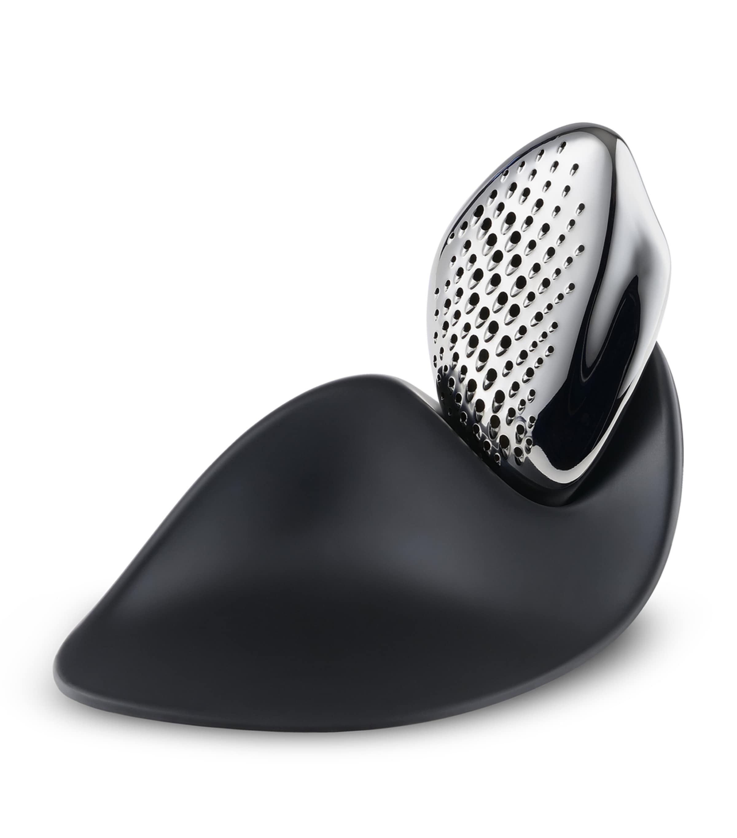 Alessi Forma Cheese Grater In Black