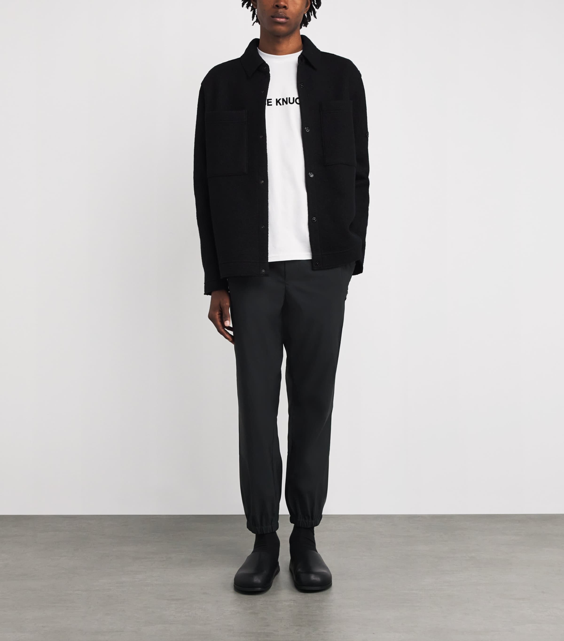 Cuffed Logo Trackpants BLACK - 292 Image 2