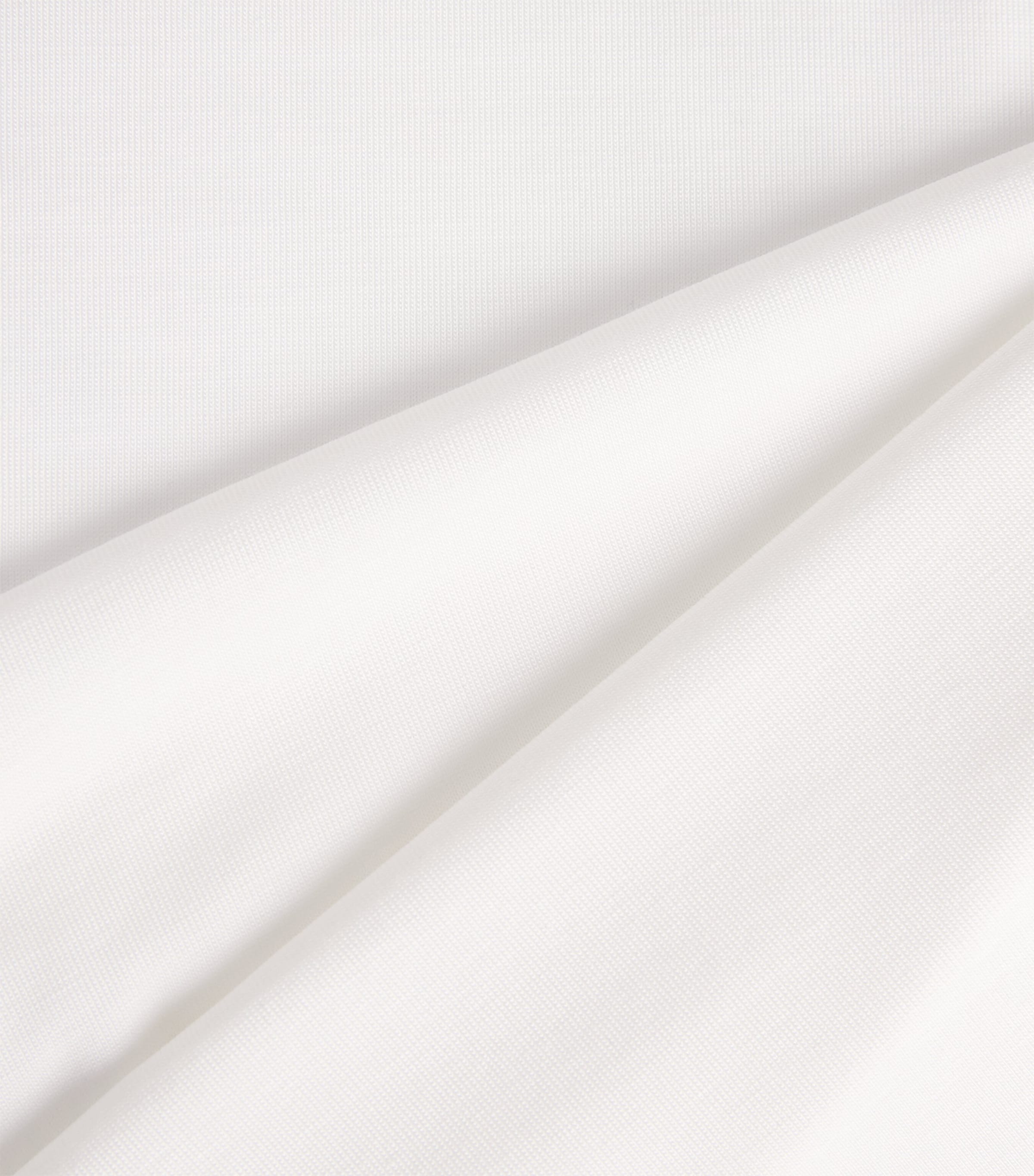 Sunspel Mens Stretch-Tencel T-Shirt Whaa White Image 5