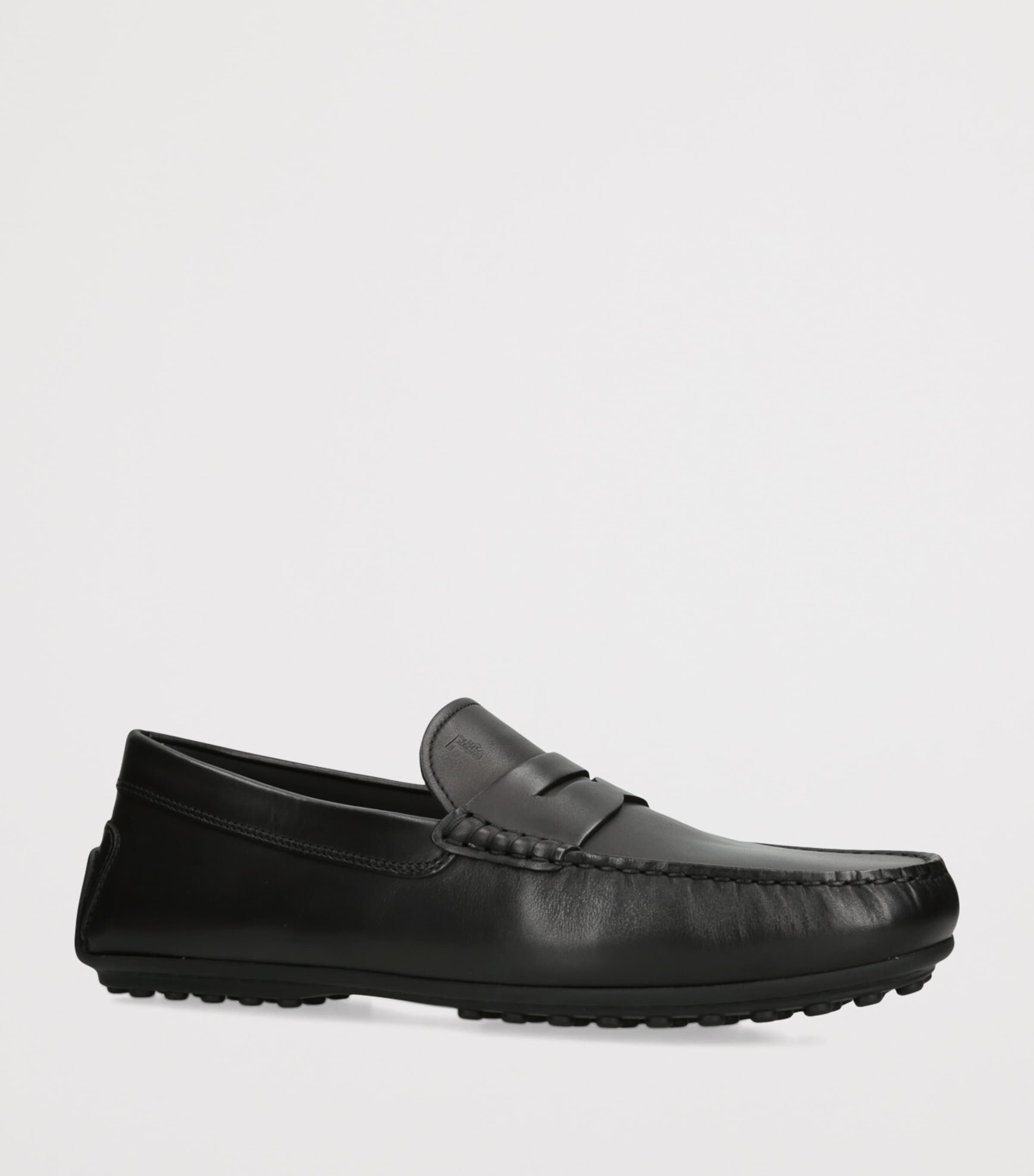 Tod's Leather City Gommino Loafers Black Image 3