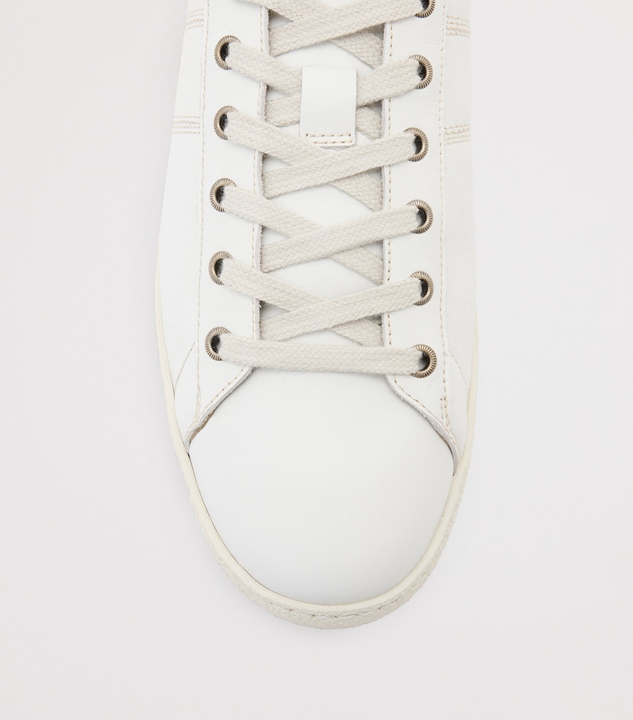 Leather Leon Low-Top Sneakers WHITE/BLACK Image 2