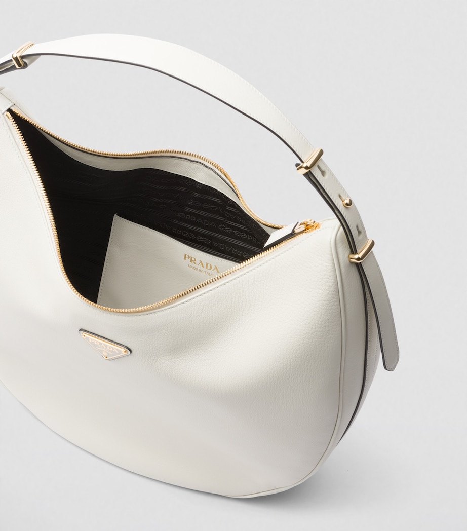 Large Leather Arqué Shoulder Bag F0PG7 Image 6