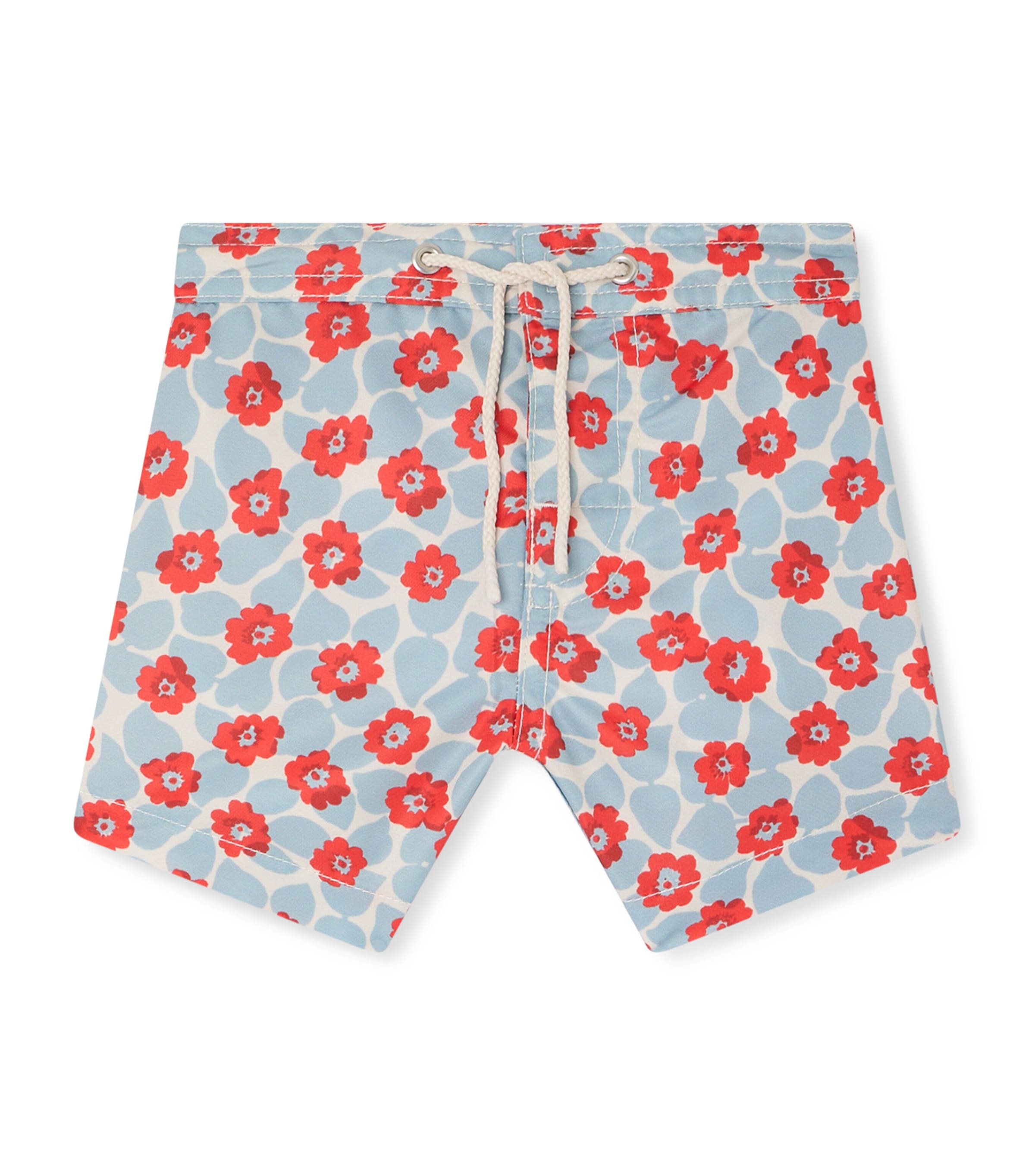 Bonpoint Floral Swimshorts (6-18 Months) Fl Bleu Image 1
