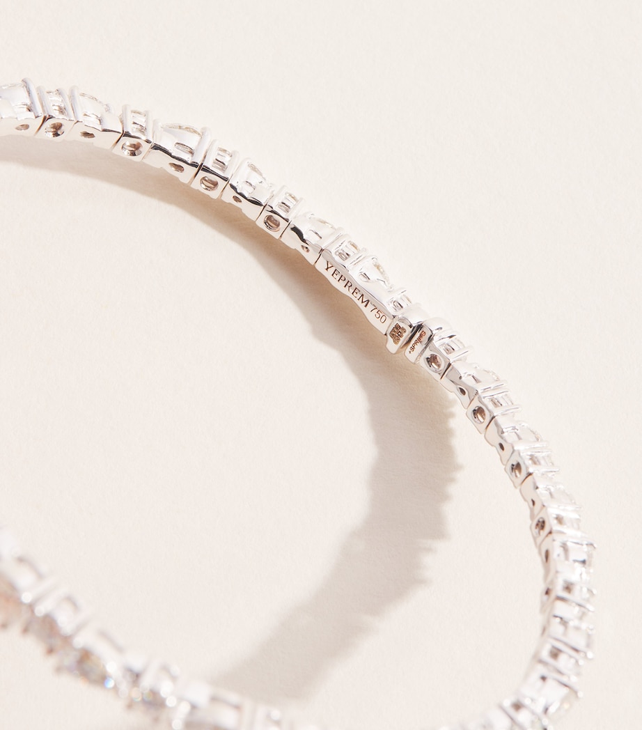 Yeprem White Gold and Diamond Y-Couture Bangle White Gold Image 5
