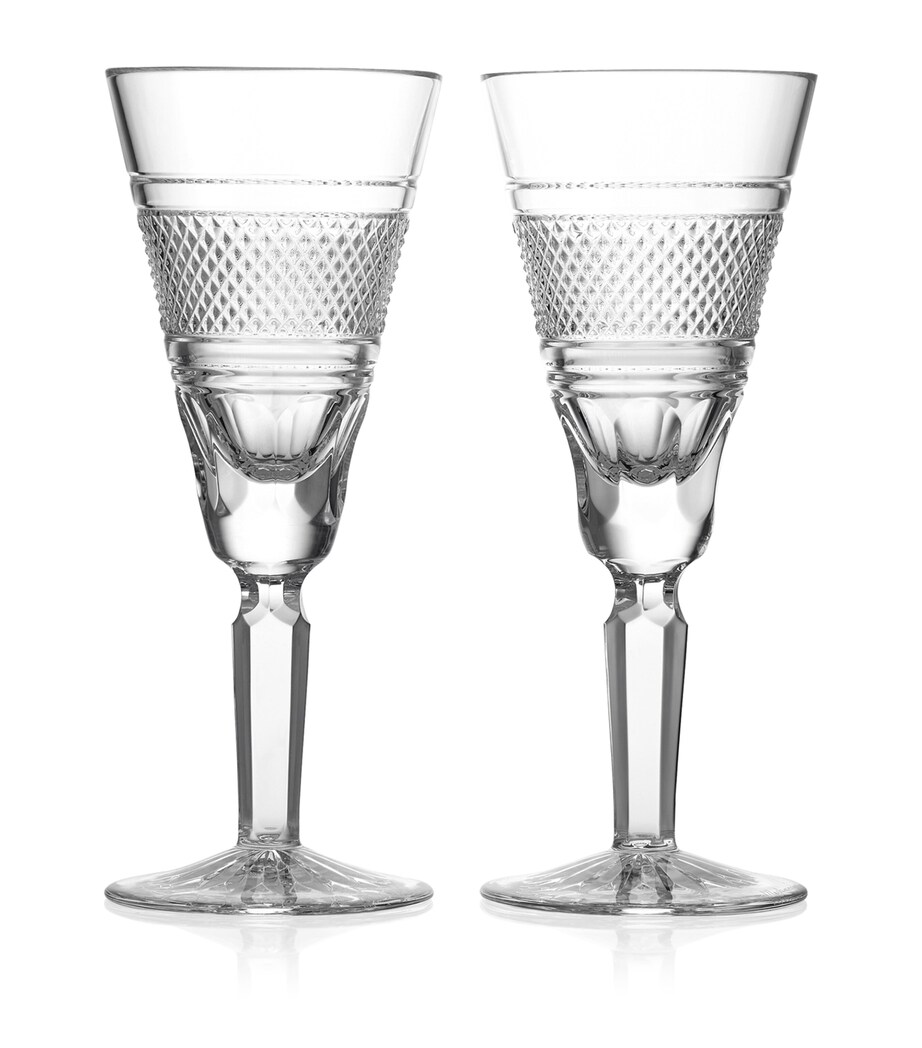 Set of 2 Mastercraft Heritage Rossmore Champagne Flutes (180ml) CLEAR Image 1