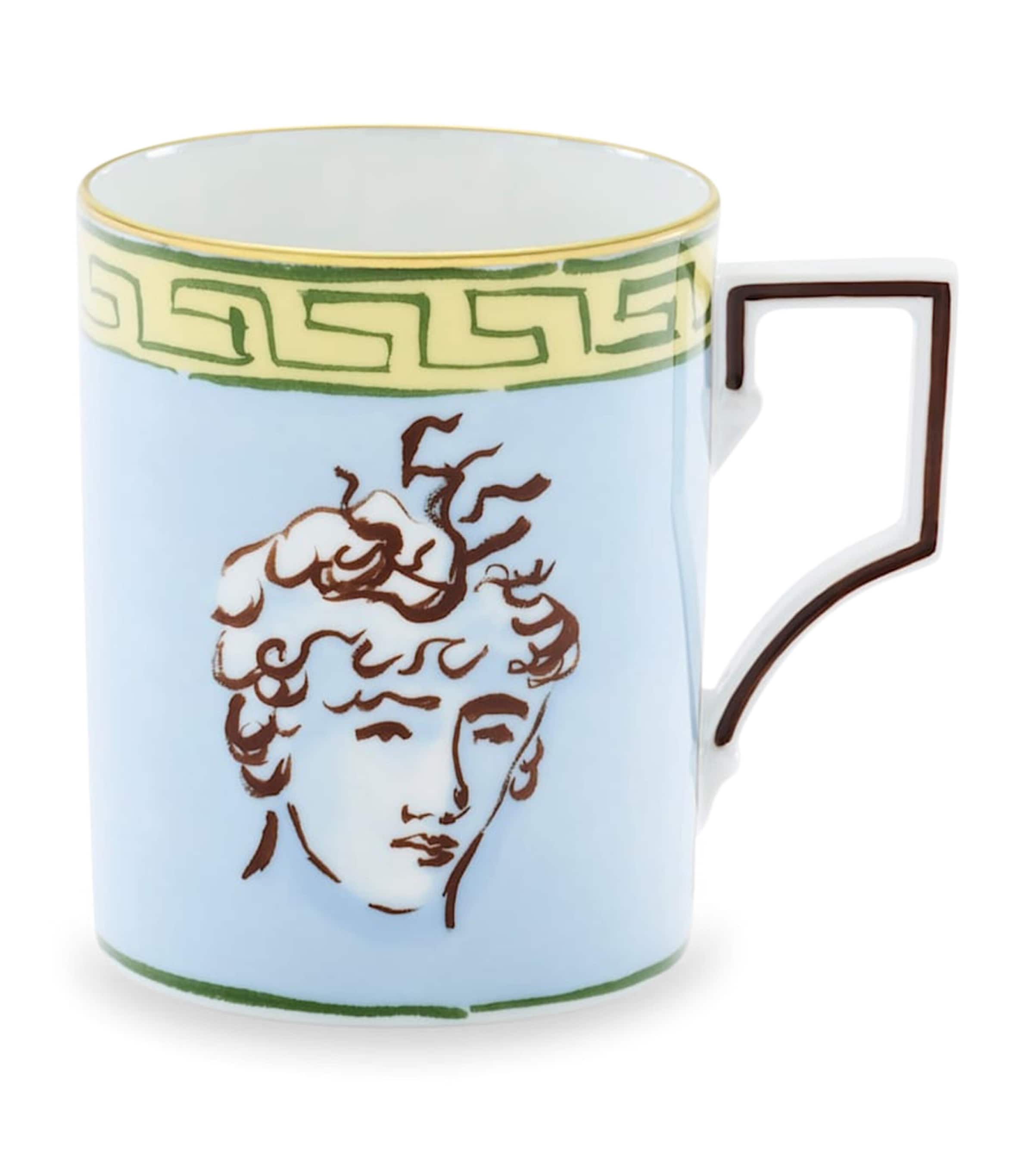 GINORI 1735 Porcelain Il Viaggio di Nettuno Mug Image 1