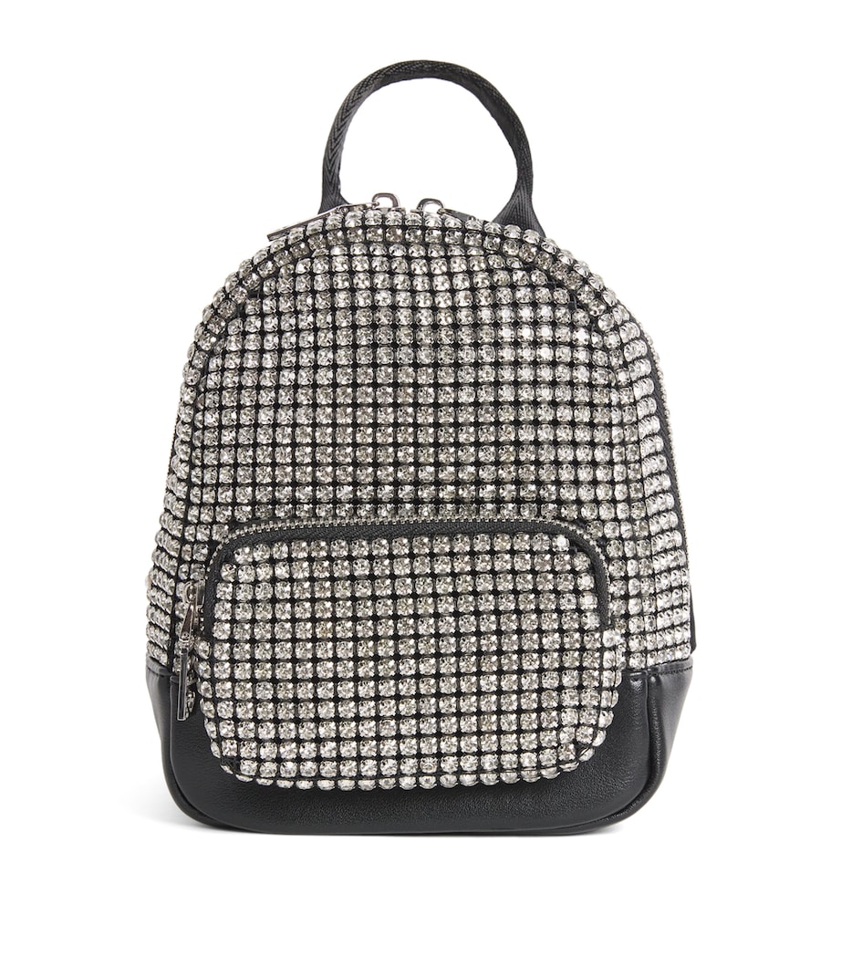 Monnalisa Rhinestone Backpack Nero Image 1