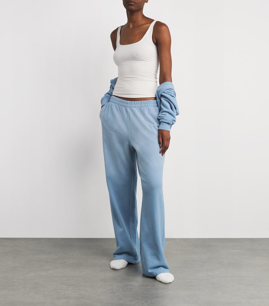 French Terry Low-Rise Sweatpants BLUE BELL Image 2