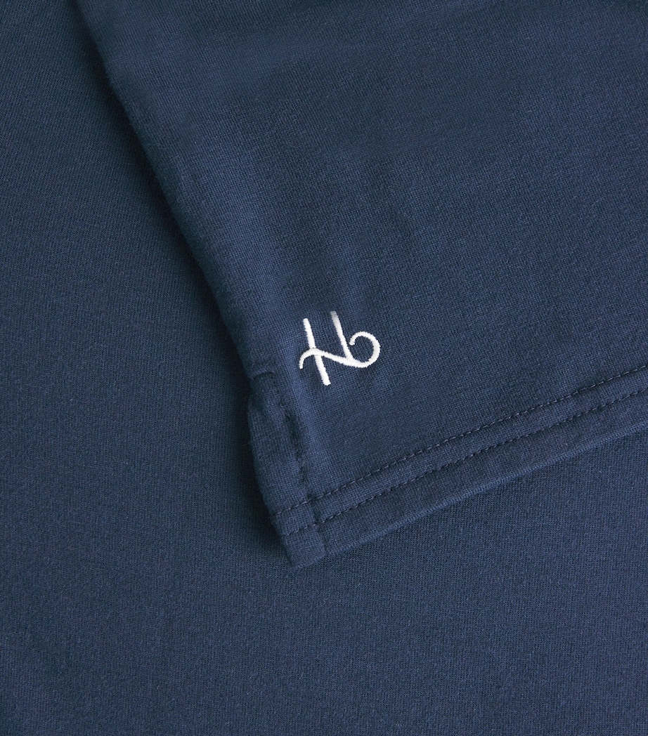 Long-Sleeve Lounge T-Shirt NVY NAVY/ WHITE Image 5