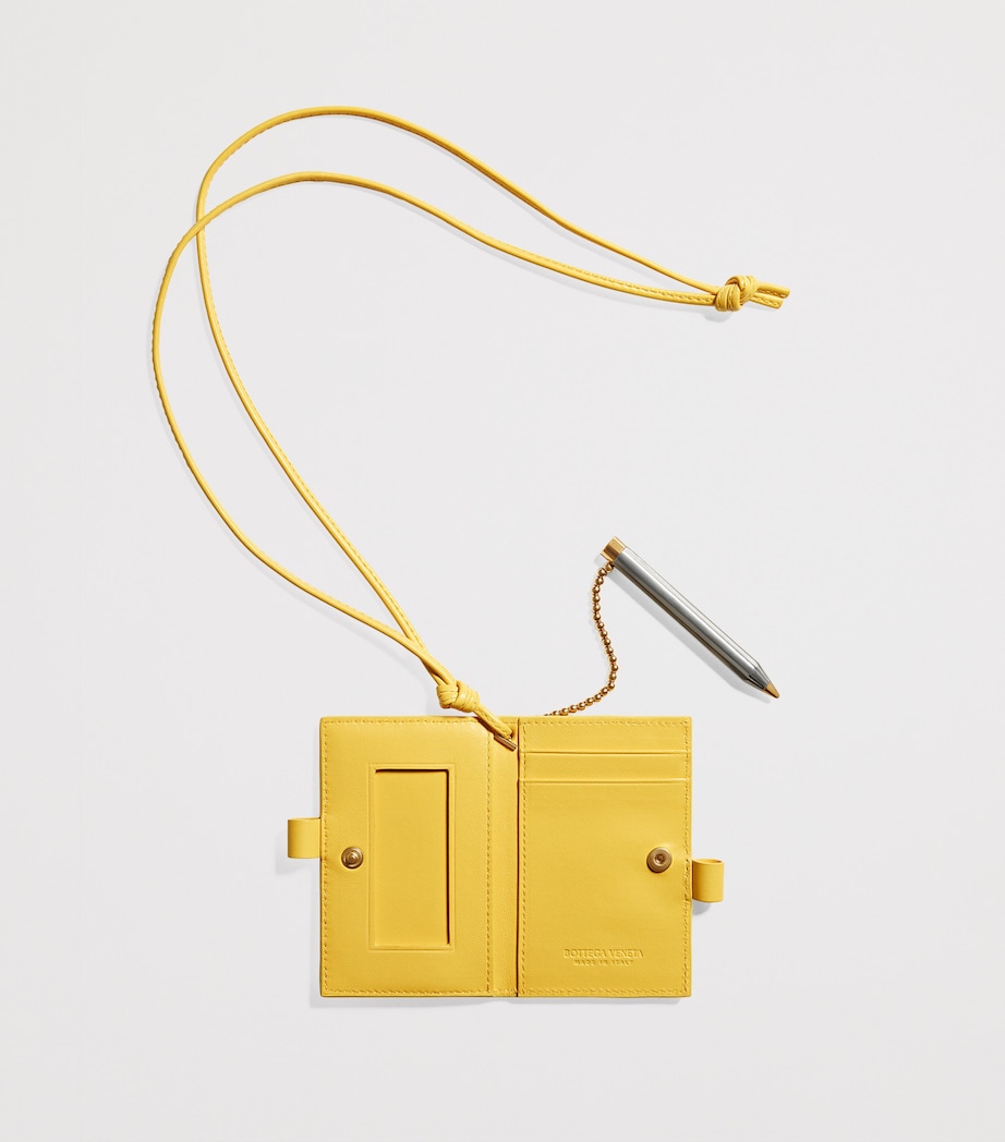 Bottega Veneta Nappa Leather Intrecciato Piccolo Badge Holder Image 2