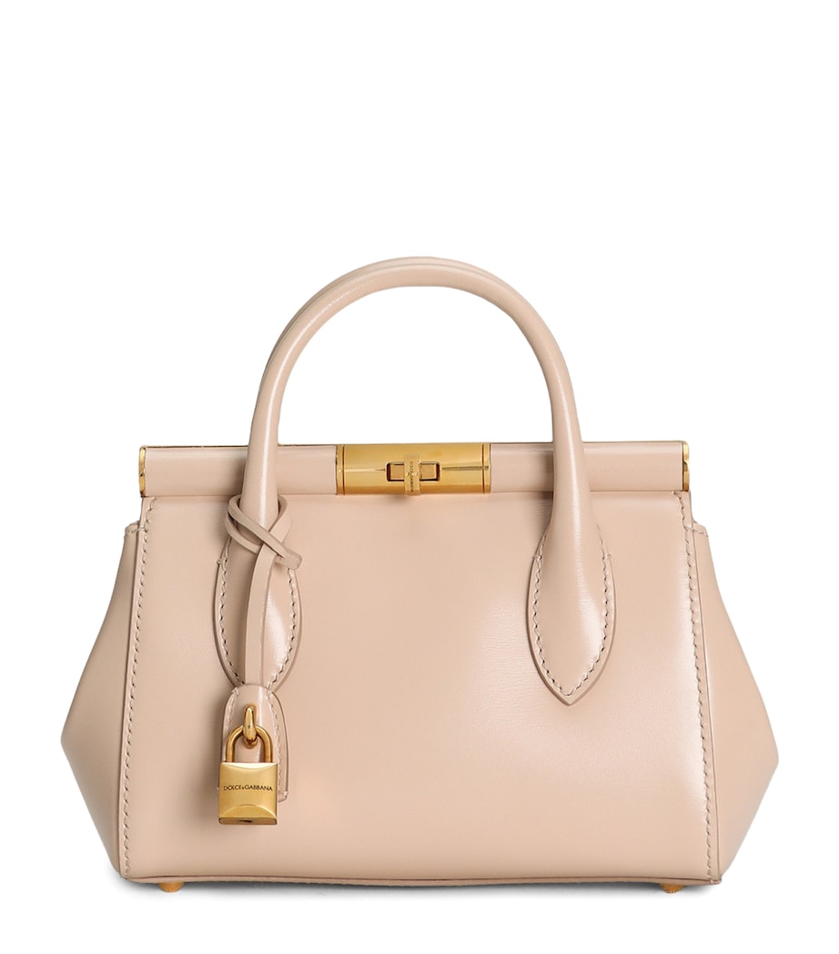 Leather Top-Handle Bag 80095-NUDE 1 Image 1